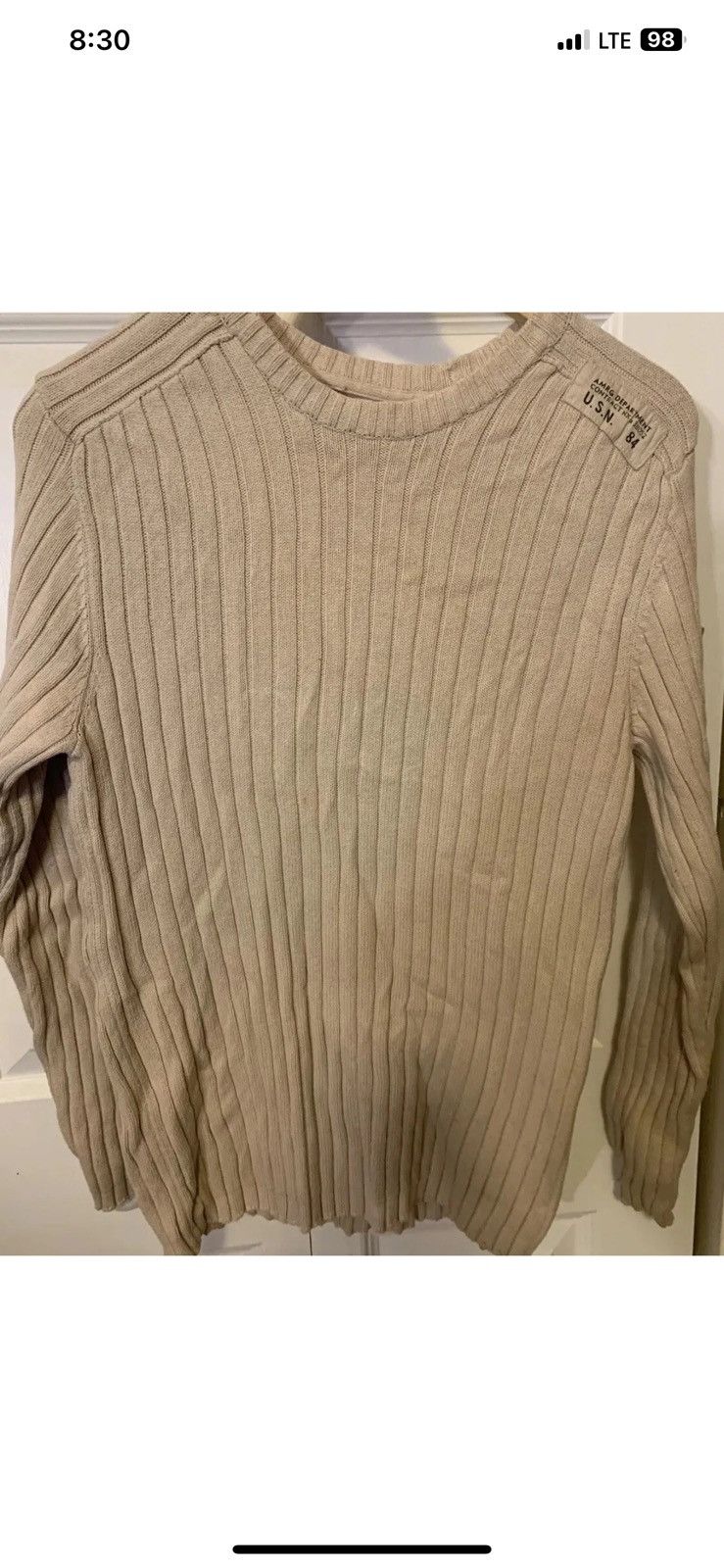 American Rag American Rag mens sz S beige sweater pullover Size US S / EU 44-46 / 1 - 1 Thumbnail