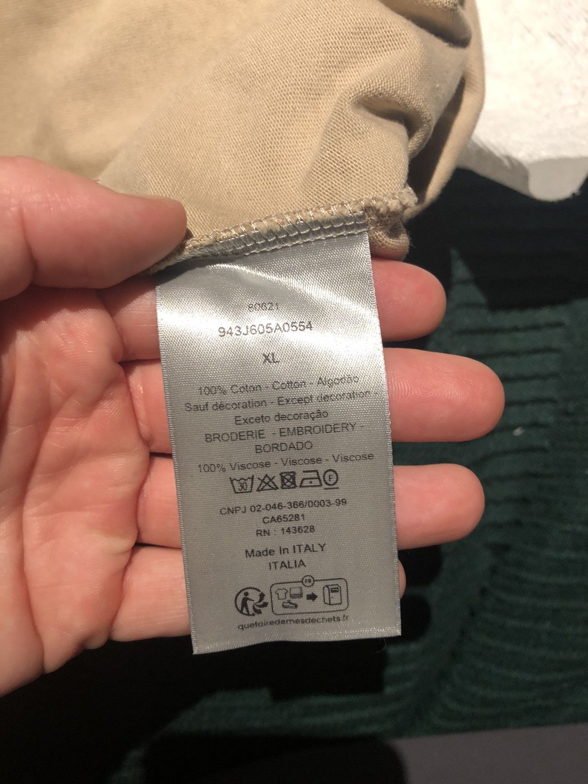 Dior Dior Tan T-Shirt | Grailed