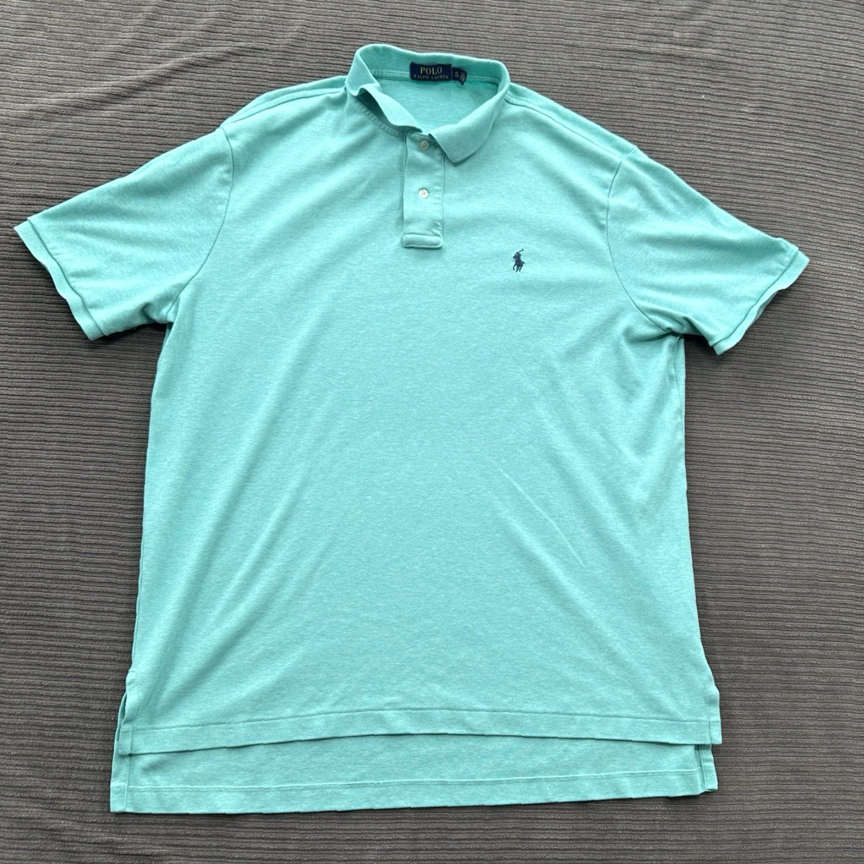 Polo Ralph Lauren Polo Ralph Lauren Polo Shirt Men XL Green Cotton Golf Preppy Casual Shirt Knit Short Sleeve Logo Golfing American Classic 80s? Size US XL / EU 56 / 4 - 2 Thumbnail