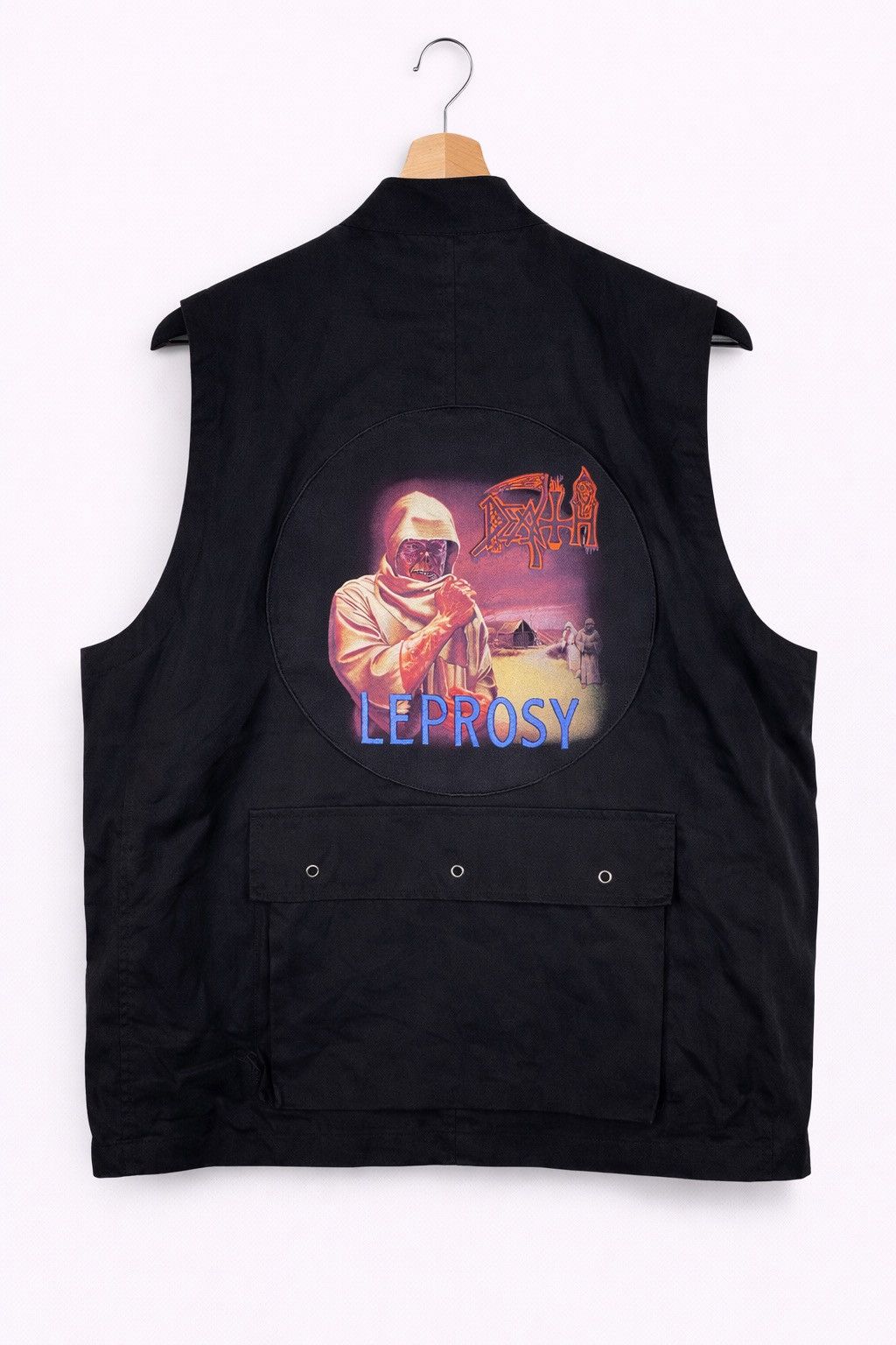 Japanese Brand Army Twill Death Leprosy Patch Tactical Vest Multi Pocket Size US M / EU 48-50 / 2 - 2 Thumbnail