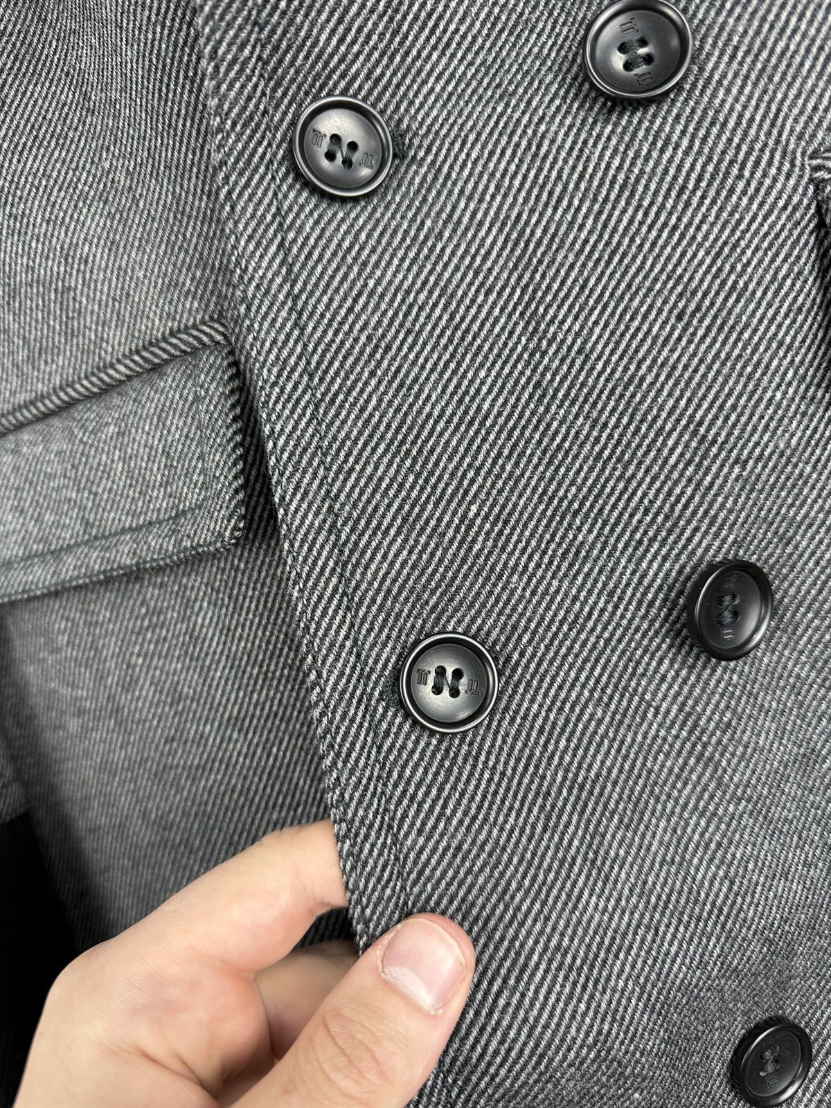 Balenciaga 🇫🇷 Balenciaga Paris Archive Double Breasted Wool Jacket Rare Size US M / EU 48-50 / 2 - 5 Thumbnail