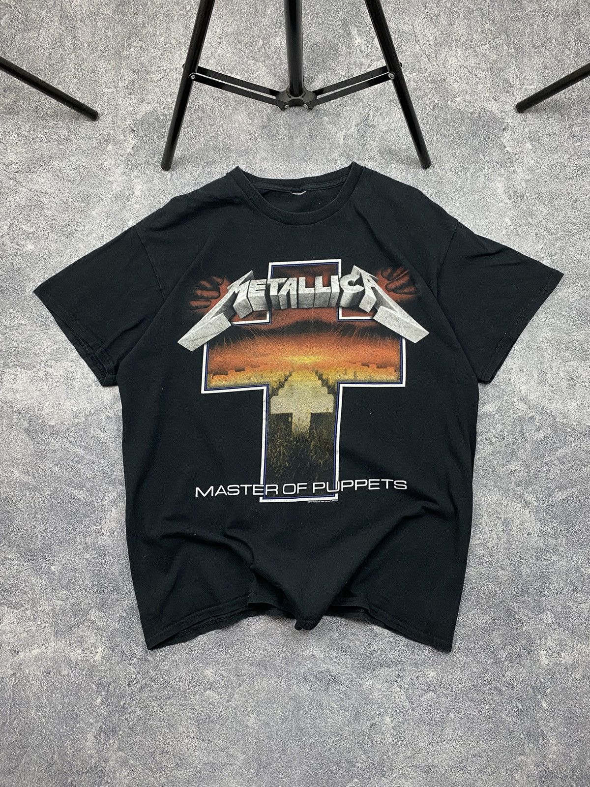 Band Tees × Metallica × Vintage Metallica Master of Puppets Vintage 2017 Band T Shirt Size US M / EU 48-50 / 2 - 1 Thumbnail
