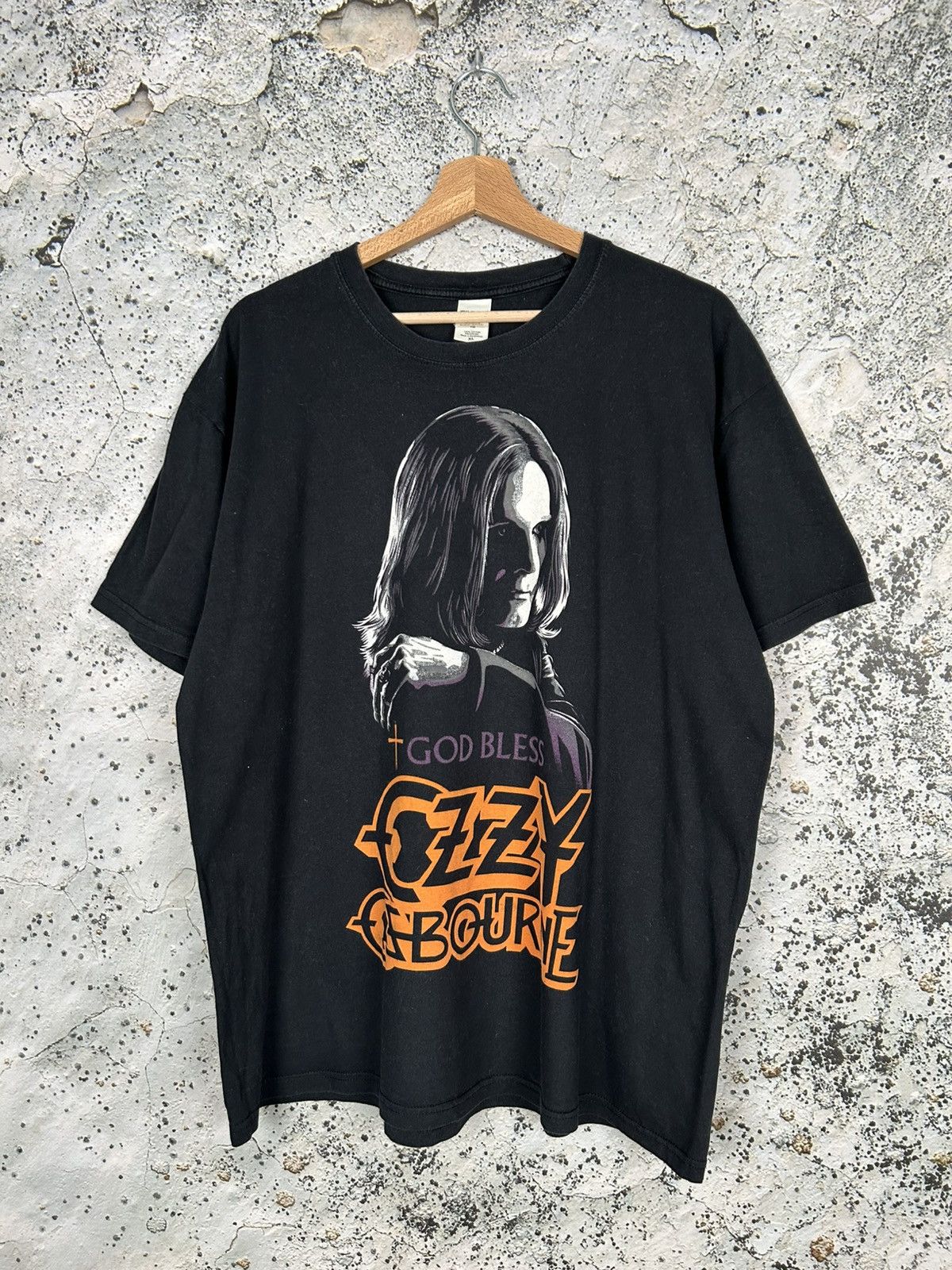Band Tees God Bless Ozzy Osbourne 2012 Tour Tee Rock Band Metal Rare Size US XL / EU 56 / 4 - 1 Thumbnail
