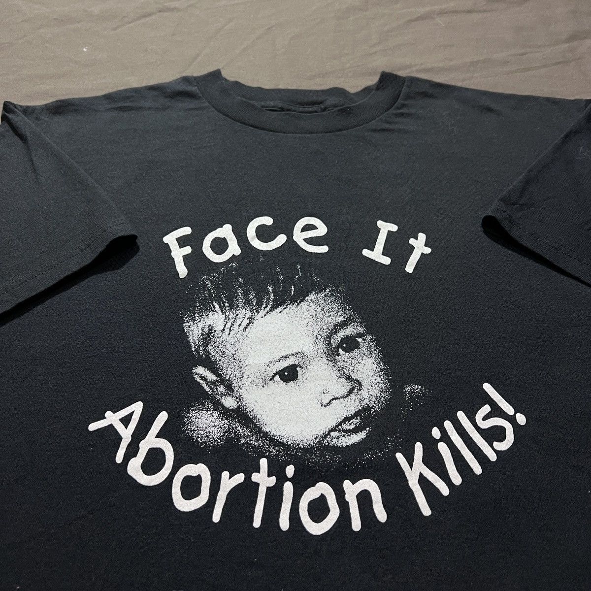 Vintage Vintage Y2K ABORTION KILLS Tee L Graphic Streetwear Violence Size US L / EU 52-54 / 3 - 1 Thumbnail