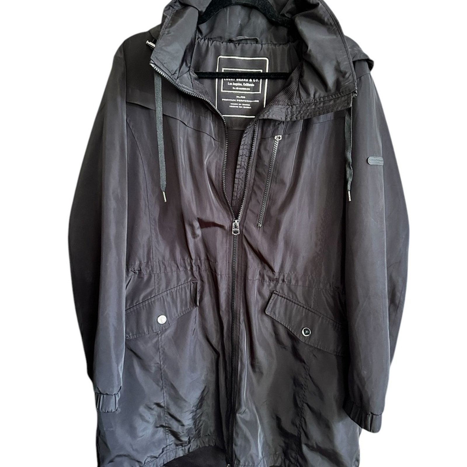 Lucky Brand Lucky Brand Anorak Windbreaker Jacket – Black –Size XL – EUC Size XL / US 12-14 / IT 48-50 - 1 Thumbnail