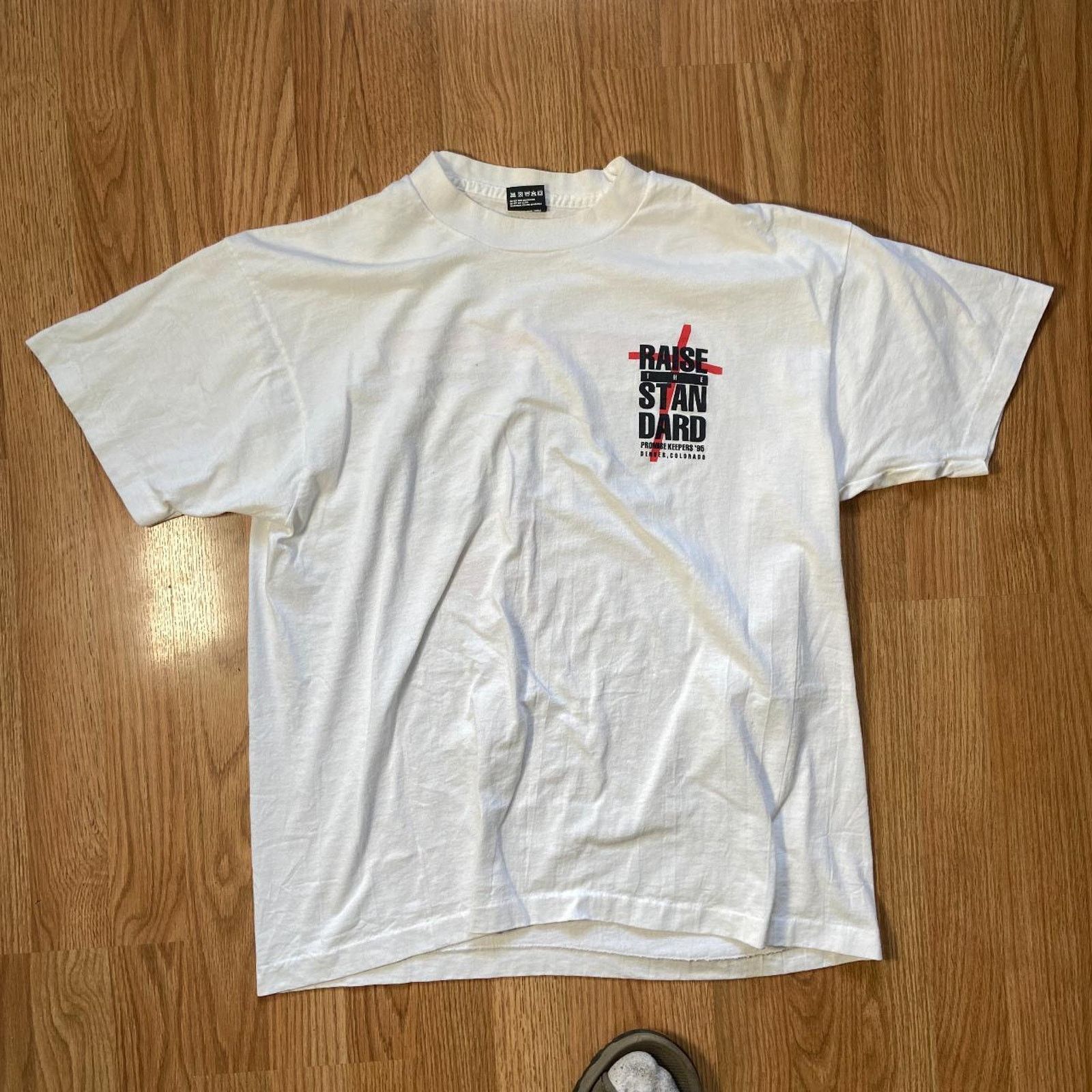Fruit Of The Loom 90s god jesus tee shirt Size US XL / EU 56 / 4 - 4 Thumbnail