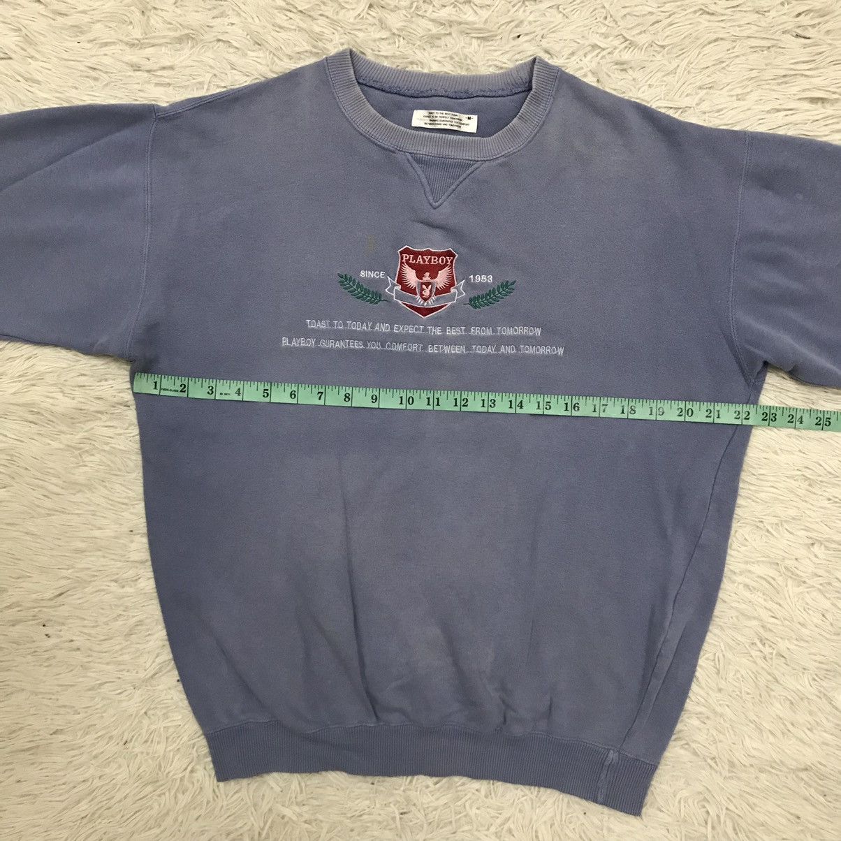 Playboy × Vintage VINTAGE 90s PLAYBOY WRITING LABEL CREWNECK SWEATSHIRT Size US M / EU 48-50 / 2 - 13 Thumbnail