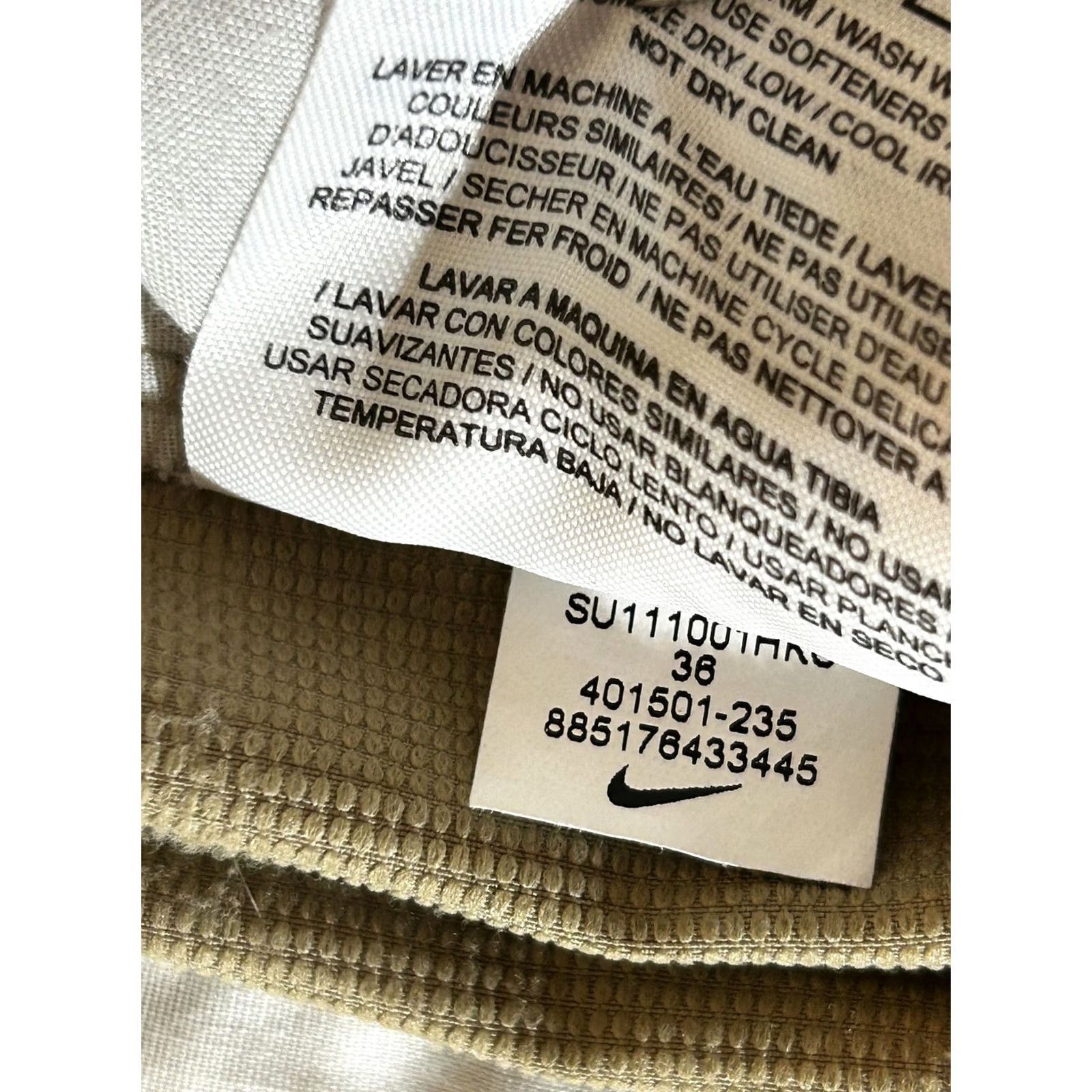 Nike Nike Shorts Mens 36 Dri-Fit Golf Cargo Khaki Performance Lightweight Stretch Size US 36 / EU 52 - 7 Thumbnail