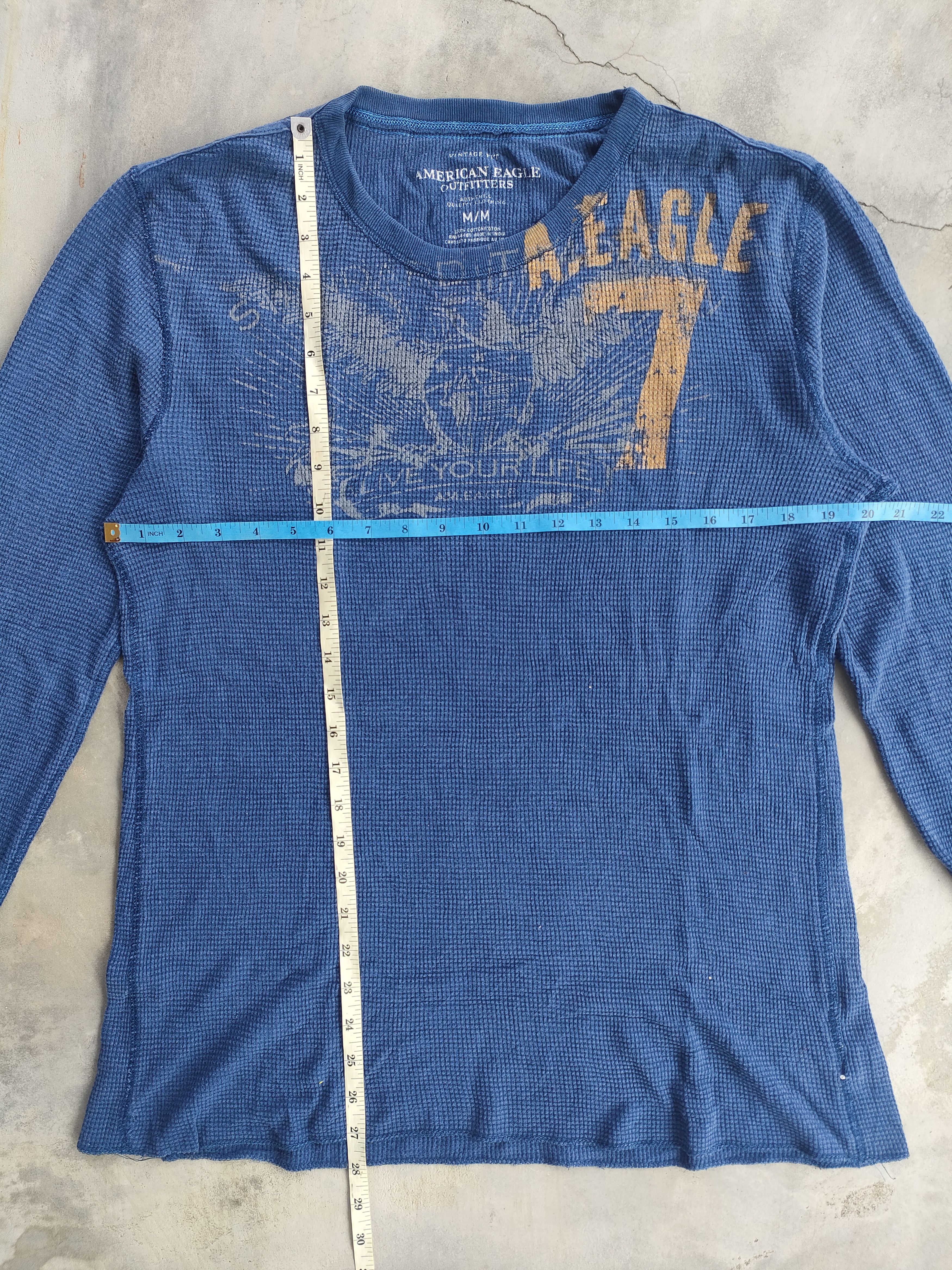 Japanese Brand Vintage Long Sleeve American Eagle Size US M / EU 48-50 / 2 - 4 Thumbnail