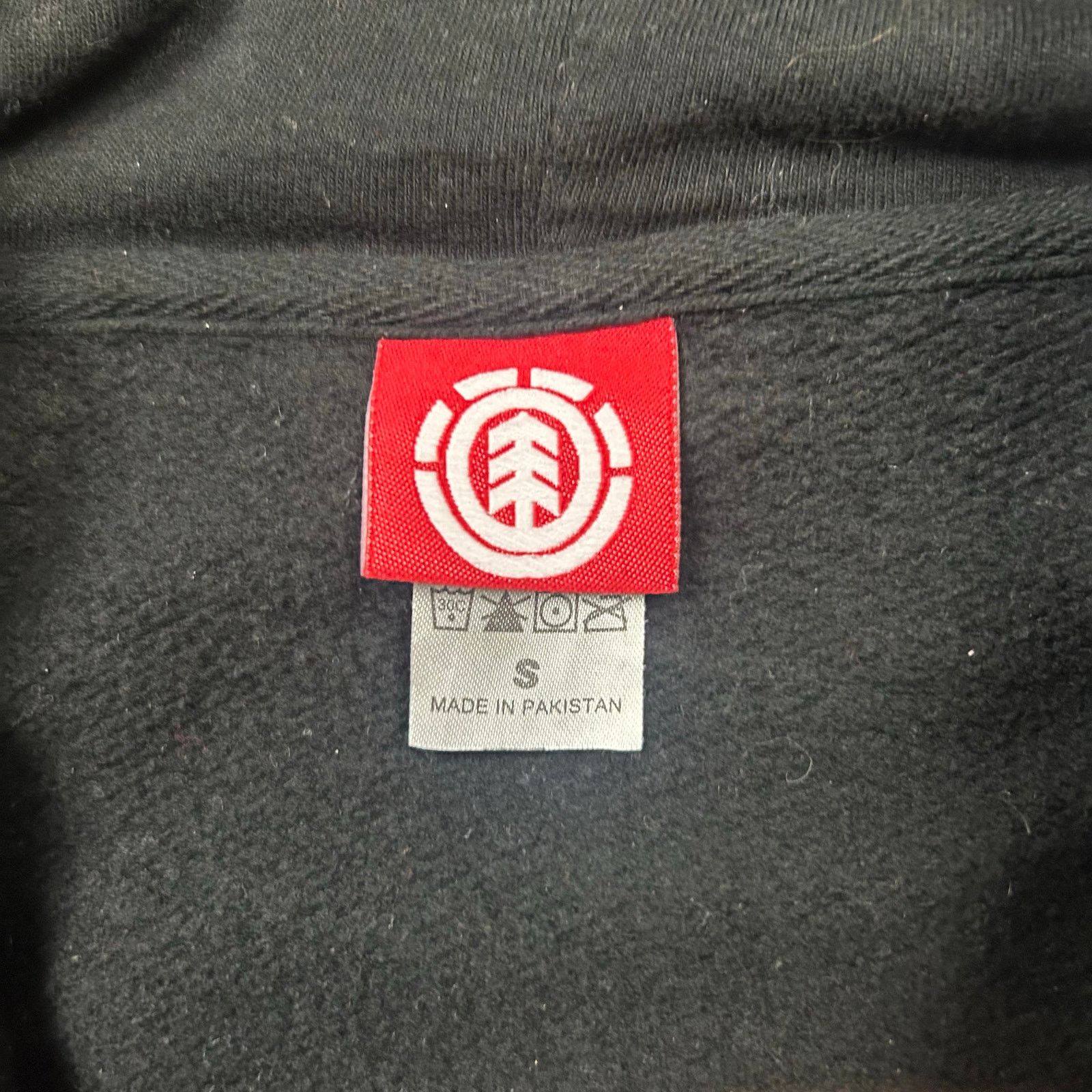 Element Element Skateboard Shiny Rubber Logo Y2K Black Hoodie Jacket Size US S / EU 44-46 / 1 - 2 Thumbnail