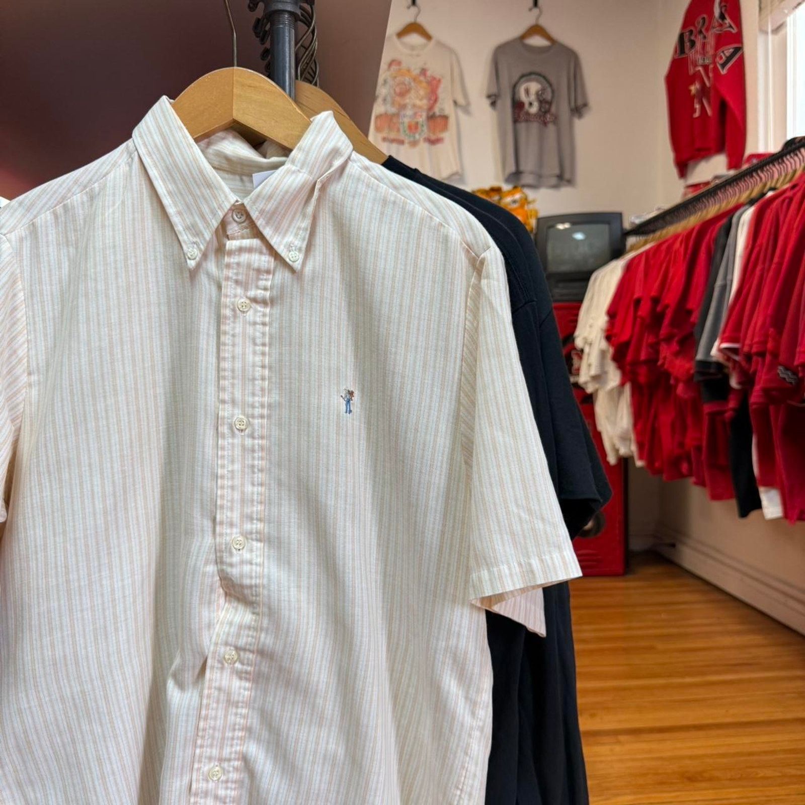 Levi's × Vintage Vintage 90s Levi’s Cowboy Button Up Shirt Size US L / EU 52-54 / 3 - 1 Thumbnail