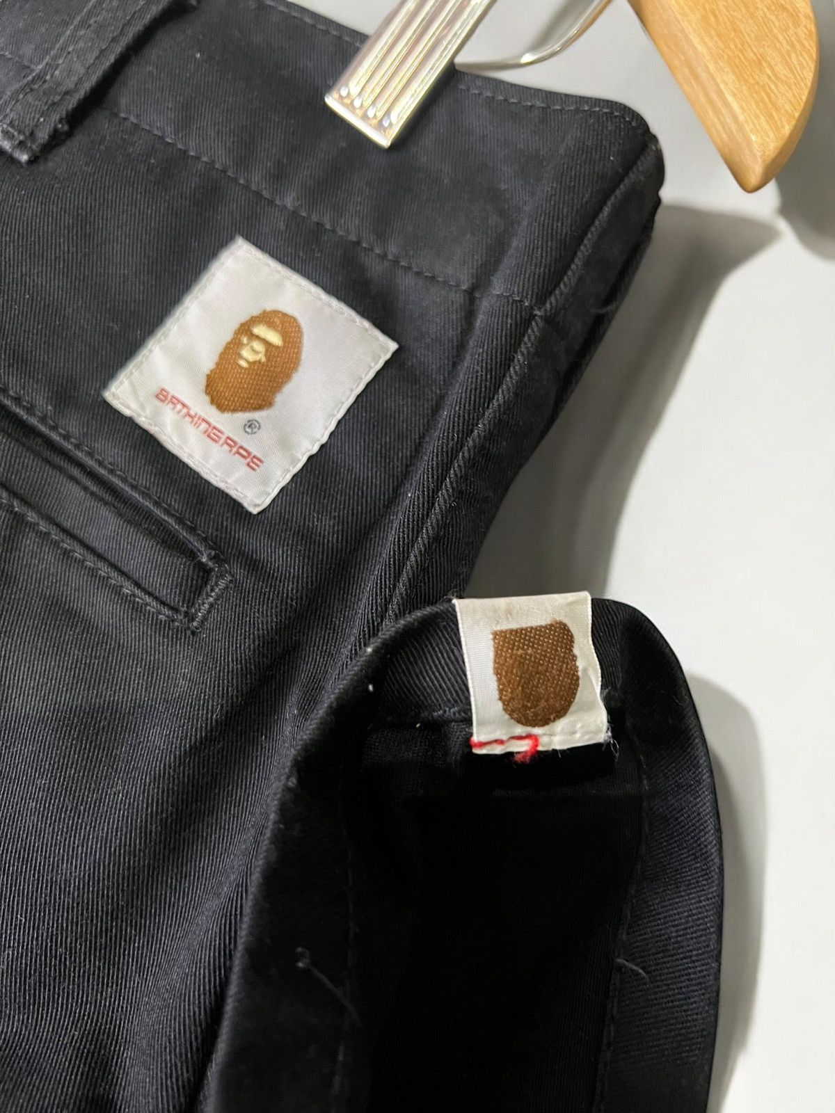 Bape bape double knee pants Size US 32 / EU 48 - 10 Thumbnail