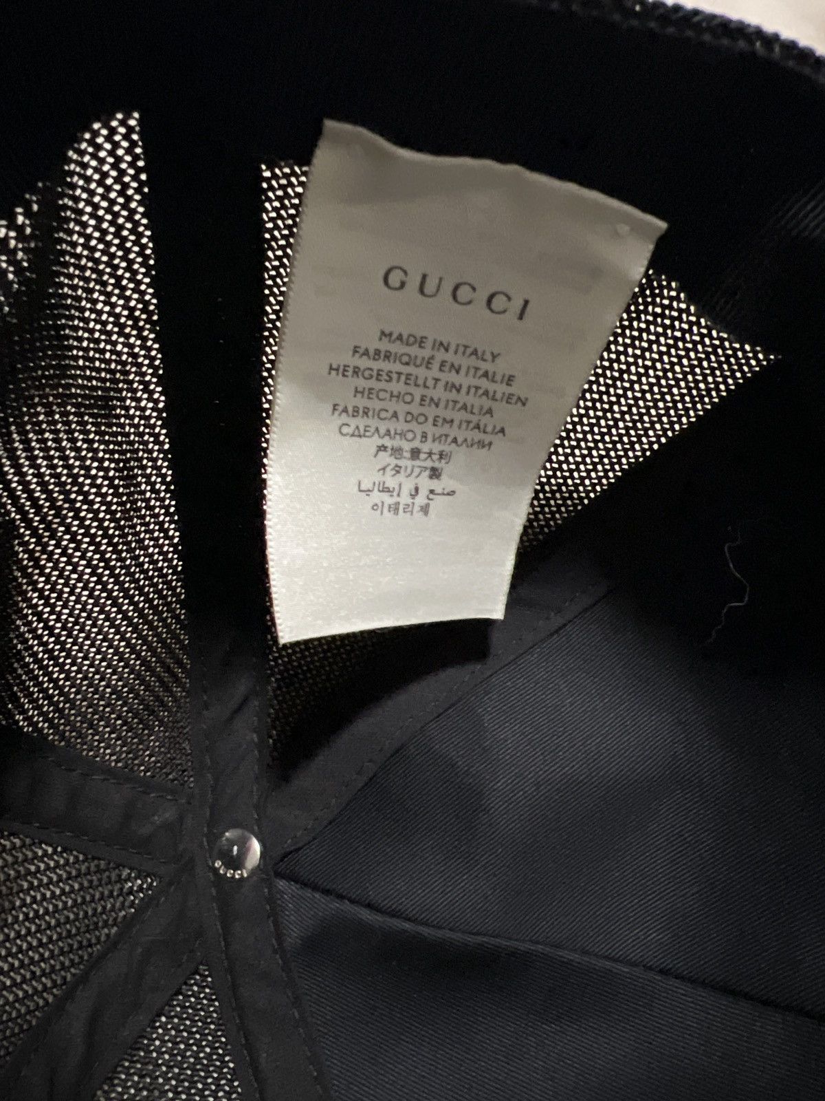Gucci Double GG SnapBack hat Size ONE SIZE - 3 Thumbnail