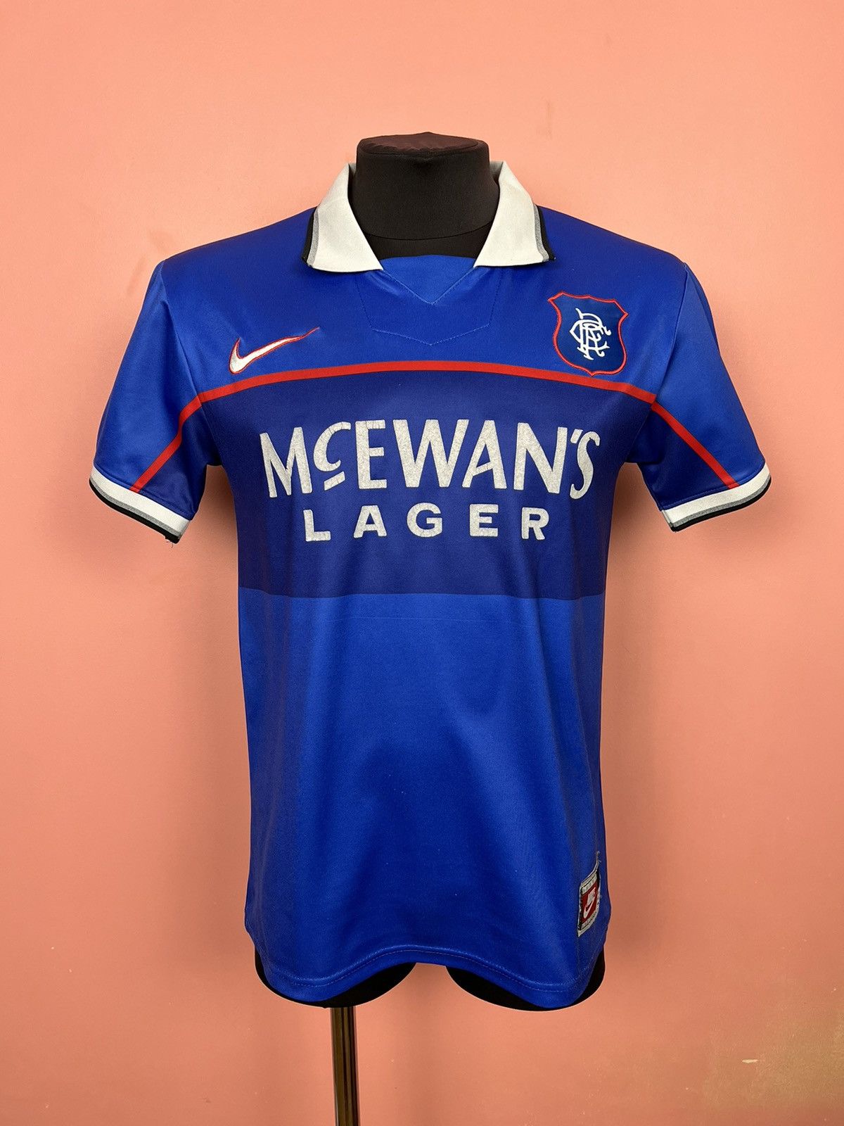Nike × Vintage Nike x rangers soccer football jersey shirt teen Size US S / EU 44-46 / 1 - 1 Thumbnail