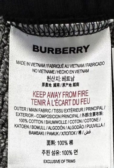 Burberry Burberry Black Logo Print Casual Sports Shorts K12 Size US 26 / EU 42 - 7 Thumbnail
