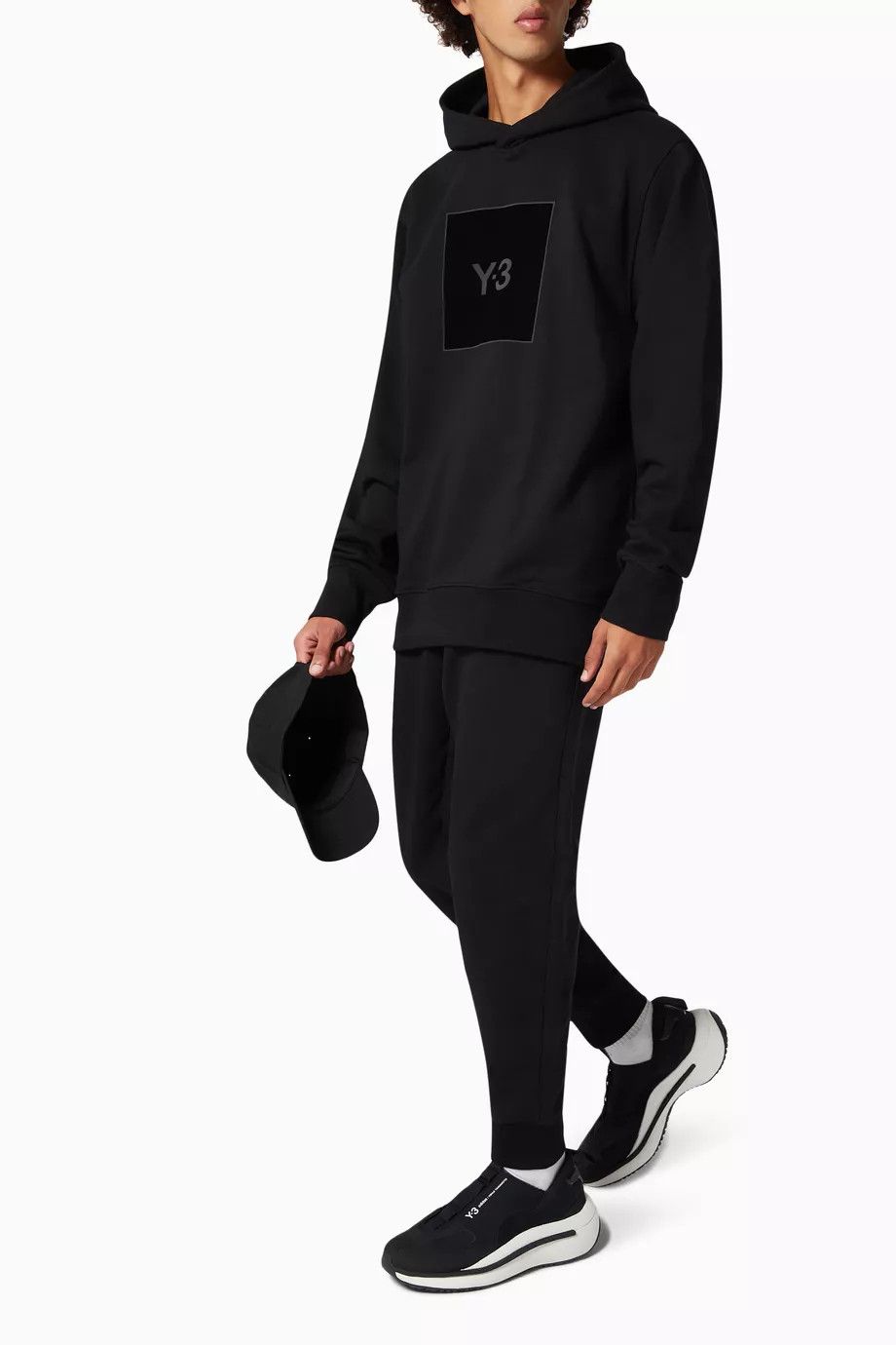 Y-3 o1y0525 Logo Hoodie in Black Size US XXS / EU 40 - 4 Thumbnail