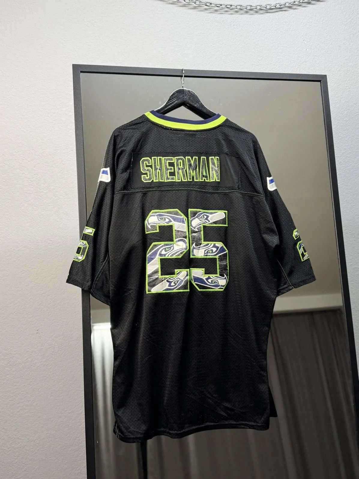 NFL × Nike Vintage Nike NFL Seahawks Richard Sherman #25 Size US XL / EU 56 / 4 - 8 Thumbnail