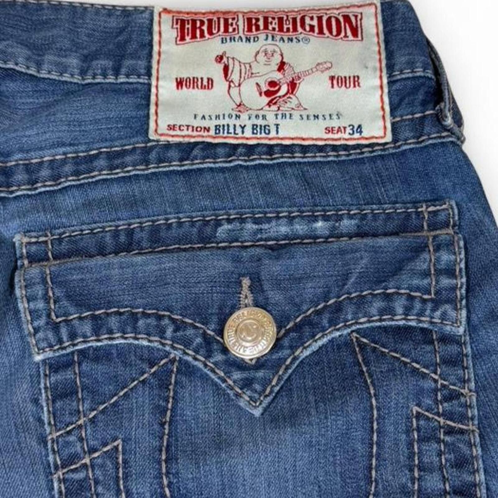 True Religion True Religion Billy Big T Denim jeans Size US 36 / EU 52 - 5 Thumbnail