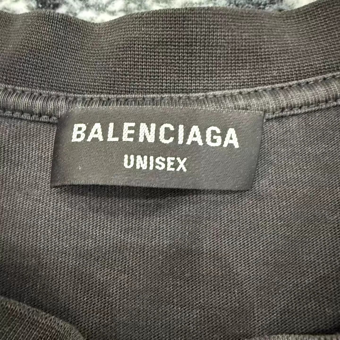 Balenciaga Balenciaga B-embroidered logo SL tee washed black L Size US L / EU 52-54 / 3 - 3 Thumbnail