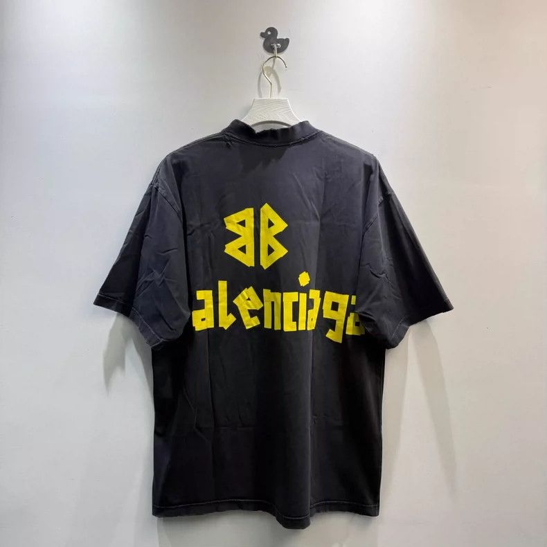 Balenciaga Balenciaga BB patch to make old retro tape short sleeves w Size US S / EU 44-46 / 1 - 4 Thumbnail