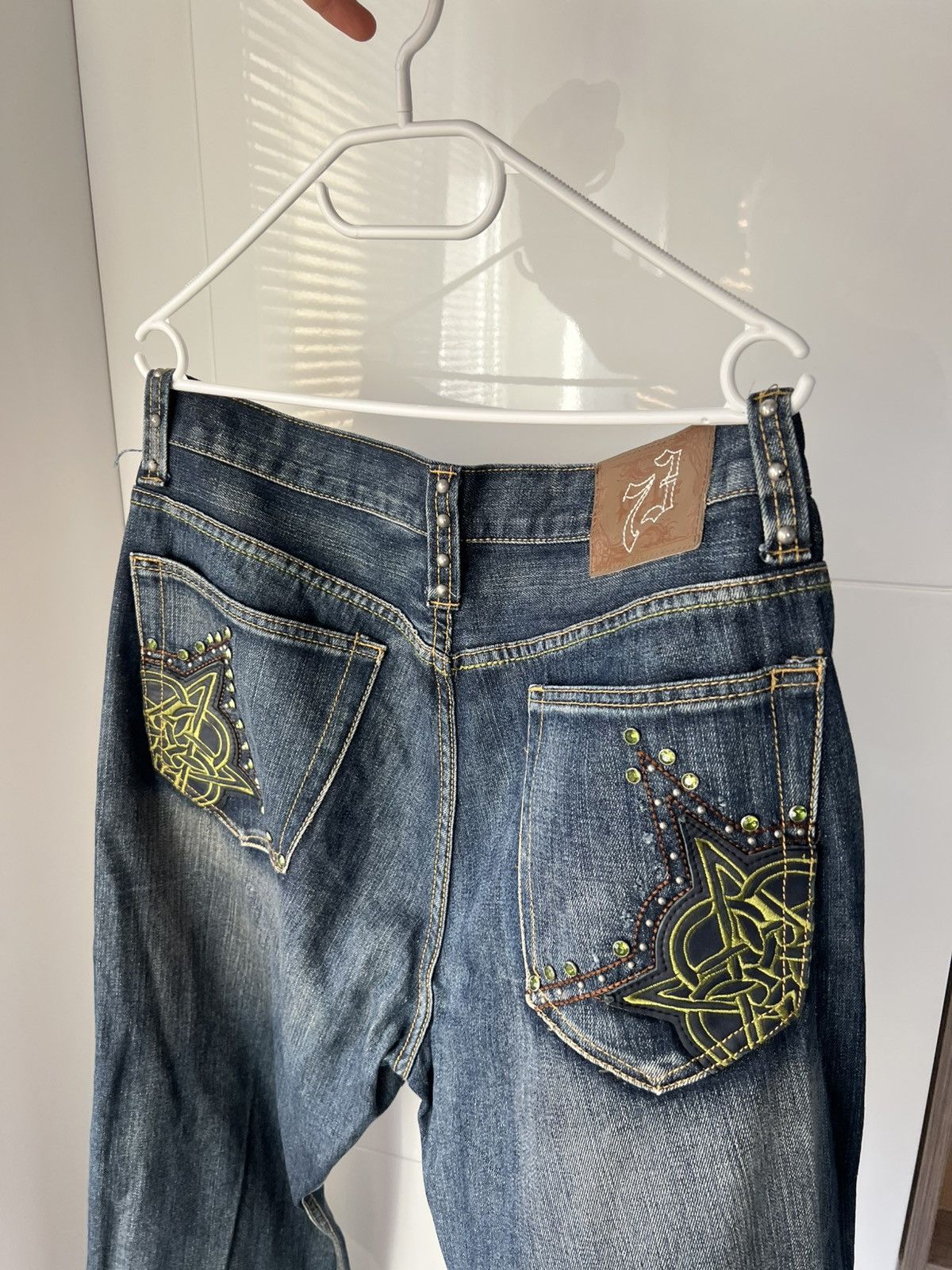 Pepe Jeans Pepe Jeans Avant Garde Opium Embroidered Logo Y2K Jeans Size US 36 / EU 52 - 7 Thumbnail
