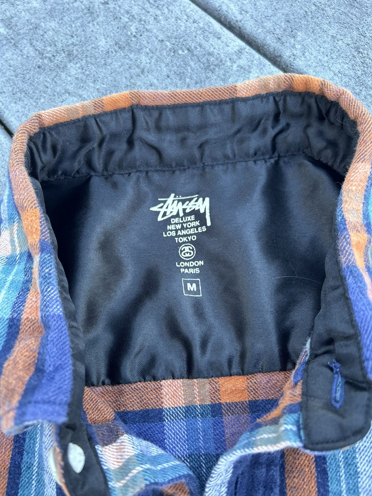 Stussy × Vintage Stüssy flannel Shirt Size US M / EU 48-50 / 2 - 2 Thumbnail
