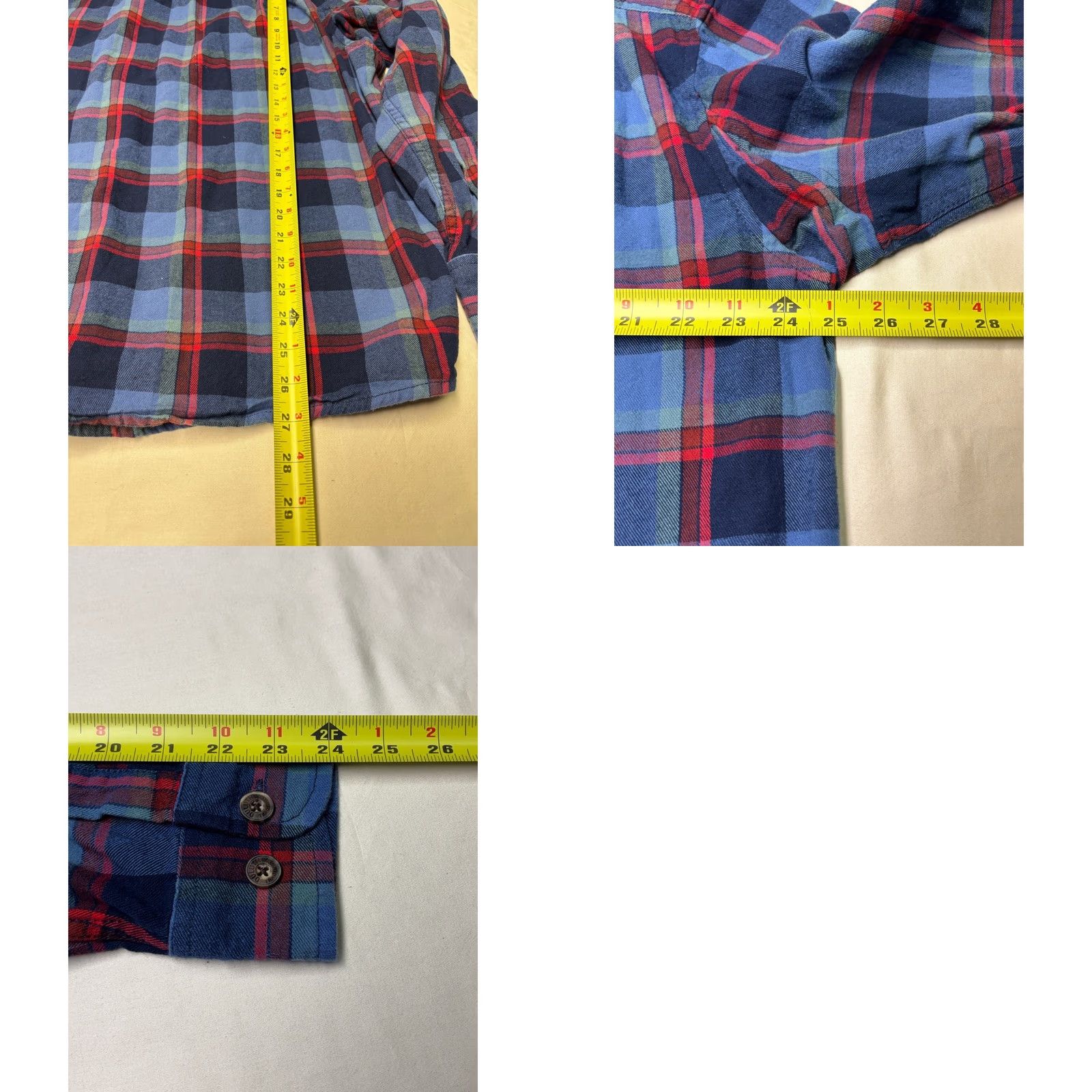 Duluth Trading Company Duluth Trading Men's L Relaxed Fit Plaid Flannel Long Sleeve Button Up Shirt Size US L / EU 52-54 / 3 - 8 Thumbnail