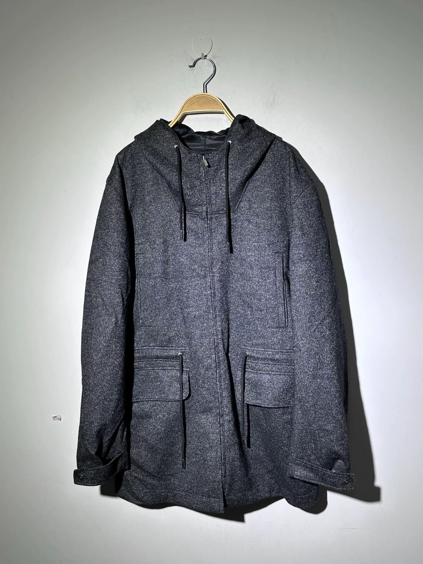 Dior Dior Men's Wool Coat in Dark Gray Size US L / EU 52-54 / 3 - 1 Thumbnail