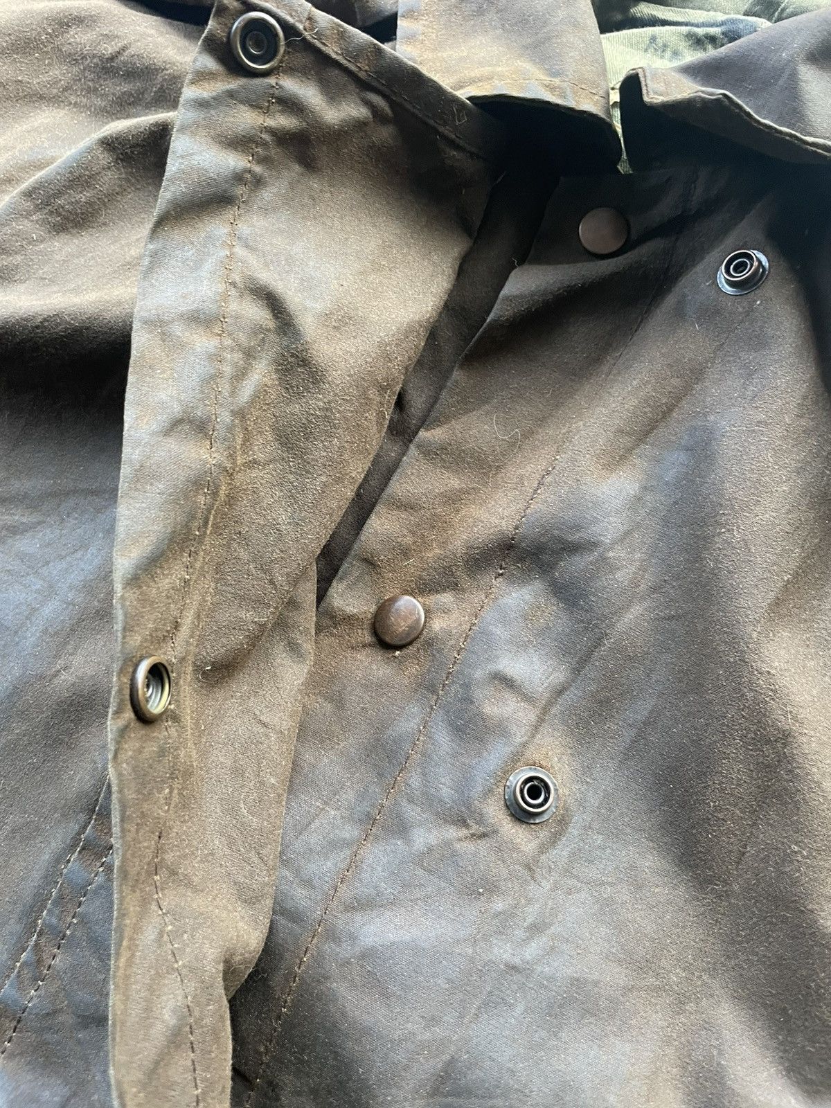 Vintage Vintage Unknown Military Wax Deck Jacket Size US L / EU 52-54 / 3 - 18 Thumbnail