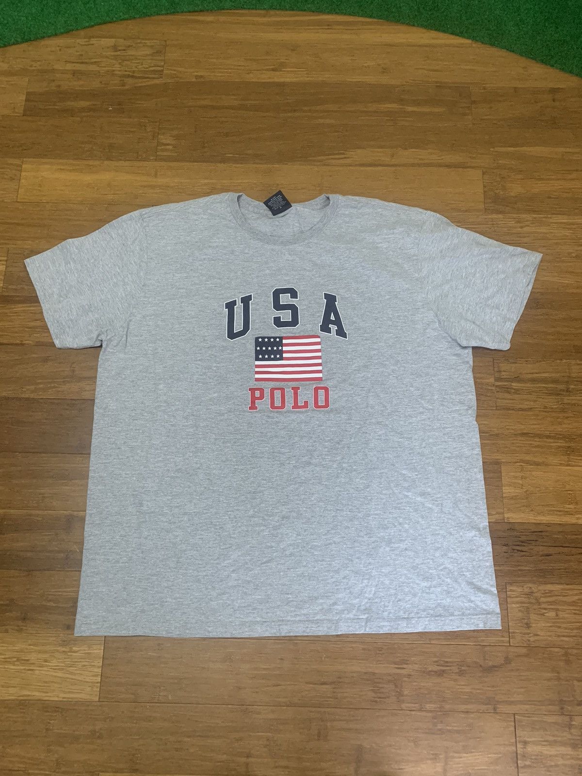 Ralph Lauren × Vintage Vintage Polo Sport USA Spellout Shirt Size US XXL / EU 58 / 5 - 1 Thumbnail