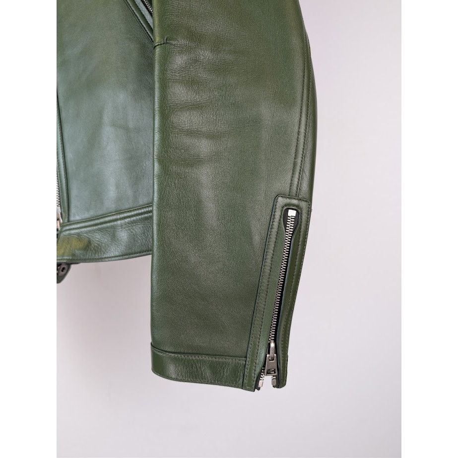 Tom Ford o1rshd1 Leather Jacket in Green Size US M / EU 48-50 / 2 - 5 Thumbnail