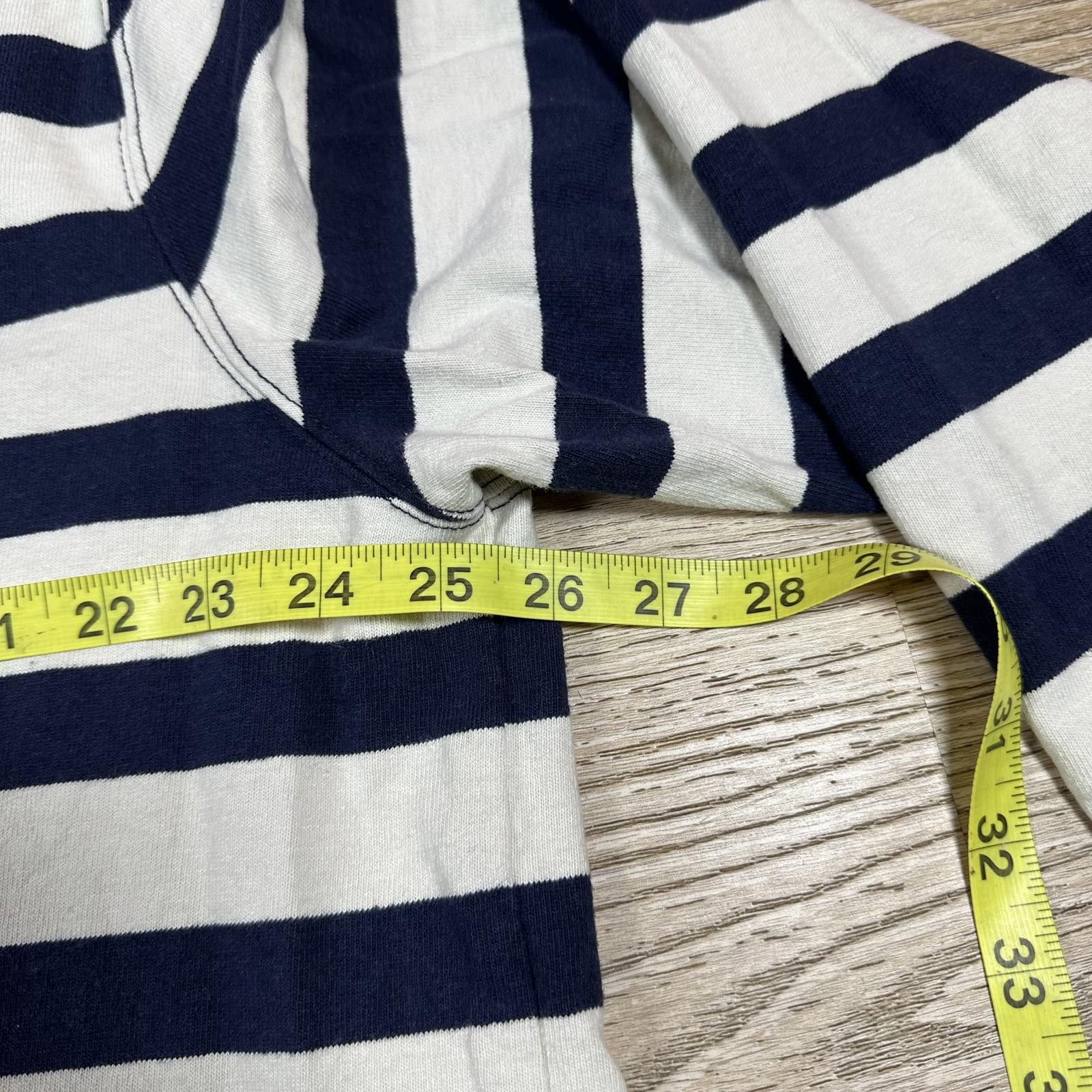 L.L. Bean L.L.Bean Mens Polo XL Reg Navy White Striped Traditional Fit Size US XL / EU 56 / 4 - 7 Thumbnail