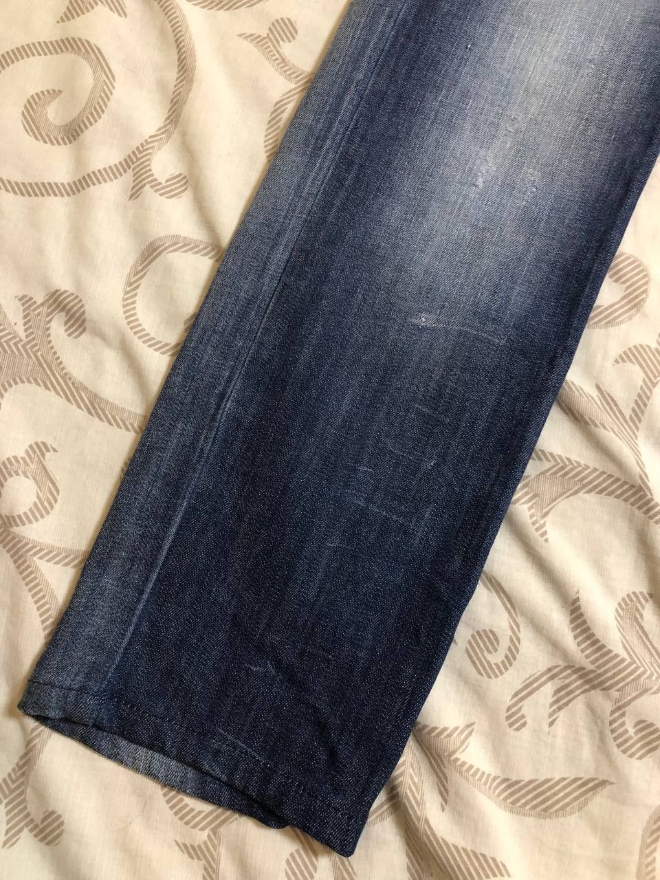 Miss Sixty Miss Sixty Diablo Slim Straight Leg Jeans Womens Destroyed Size 25" / US 0 / IT 36 - 6 Thumbnail