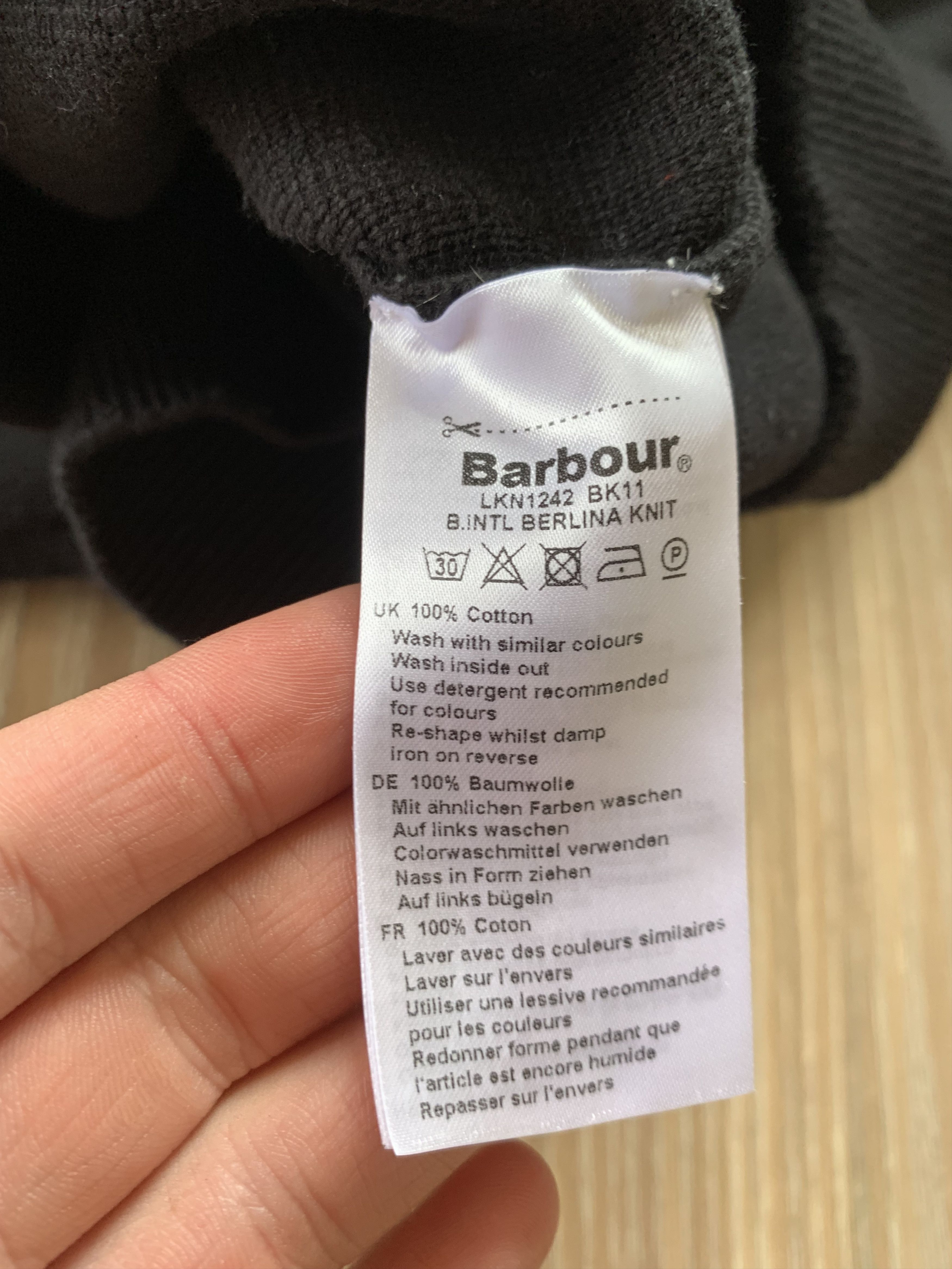 Barbour Barbour International Cotton Black Hoodie Size M / US 6-8 / IT 42-44 - 7 Thumbnail