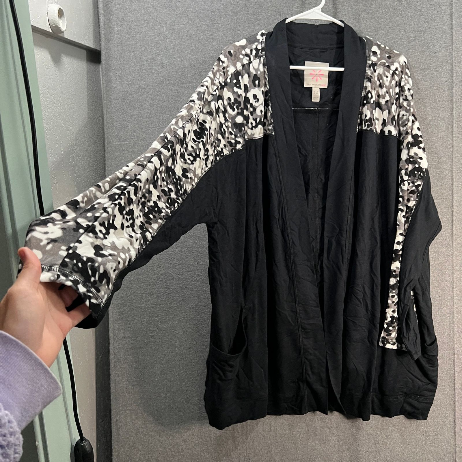 Isaac Mizrahi Isaac Mizrahi Live! Soho Baby French Terry Open Front Size 3XL / US 20-22 - 4 Thumbnail