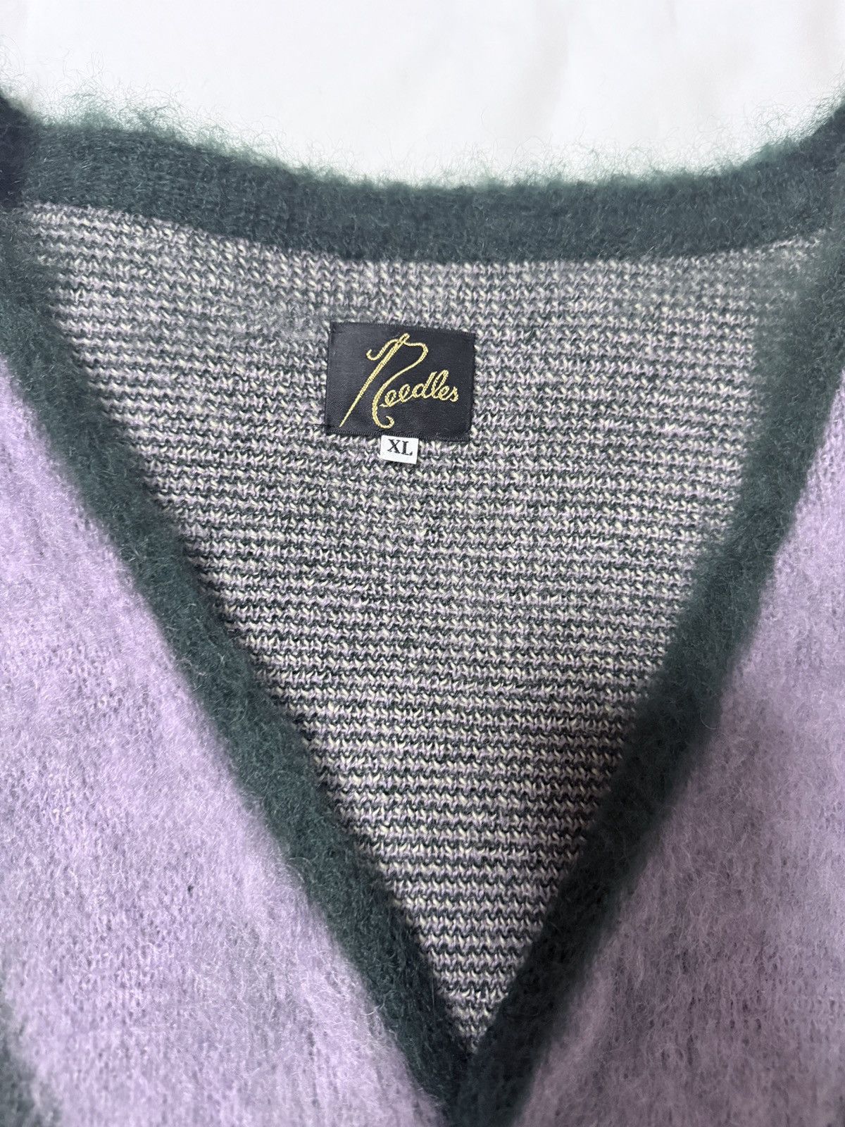 Needles Needles Mohair Diamond Cardigan XL NWOT Size US XL / EU 56 / 4 - 3 Thumbnail