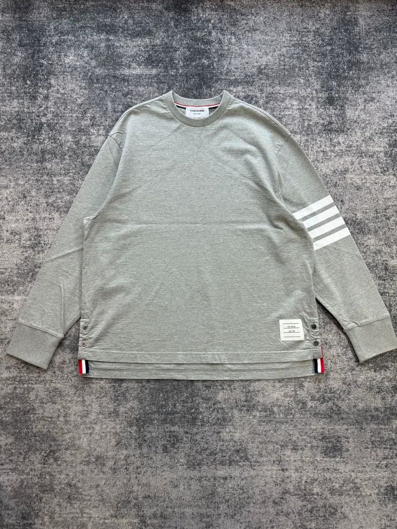 Thom Browne Thom Browne Sweatshirt Grey Size US S / EU 44-46 / 1 - 1 Thumbnail