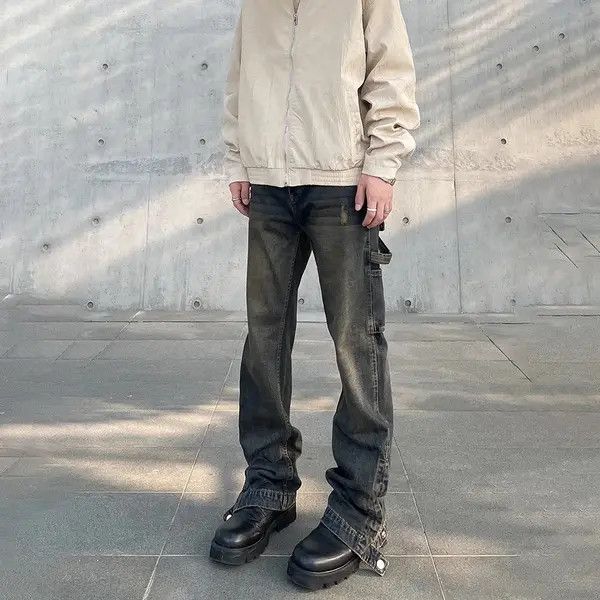 VIBE Grunge y2k faded baggy cargo jeans streetwear Size US 32 / EU 48 - 5 Thumbnail