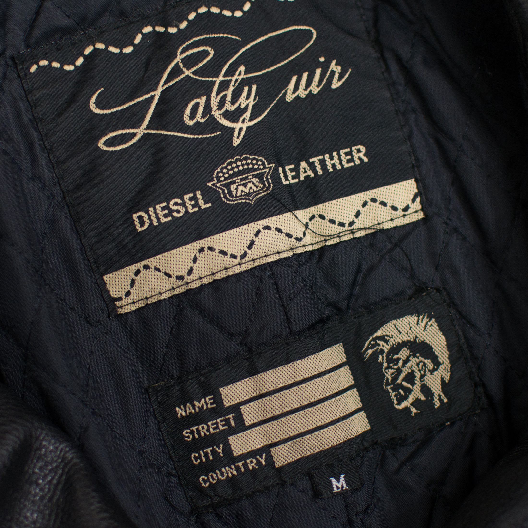 Diesel × Vintage DIESEL leather jacket belted Size M / US 6-8 / IT 42-44 - 10 Thumbnail