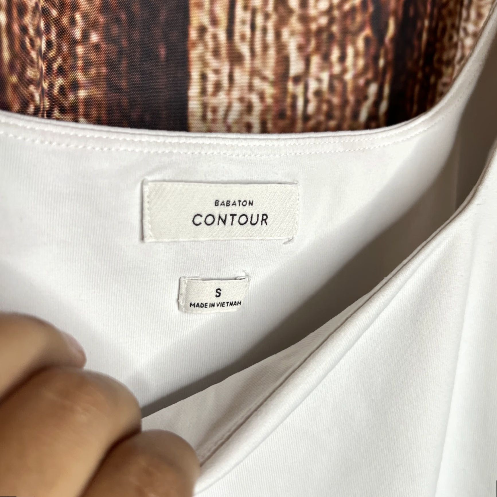 Vintage Babaton Contour Tank Bodysuit White Sleeveless Aritzia Top Sz Small Size S / US 4 / IT 40 - 2 Thumbnail