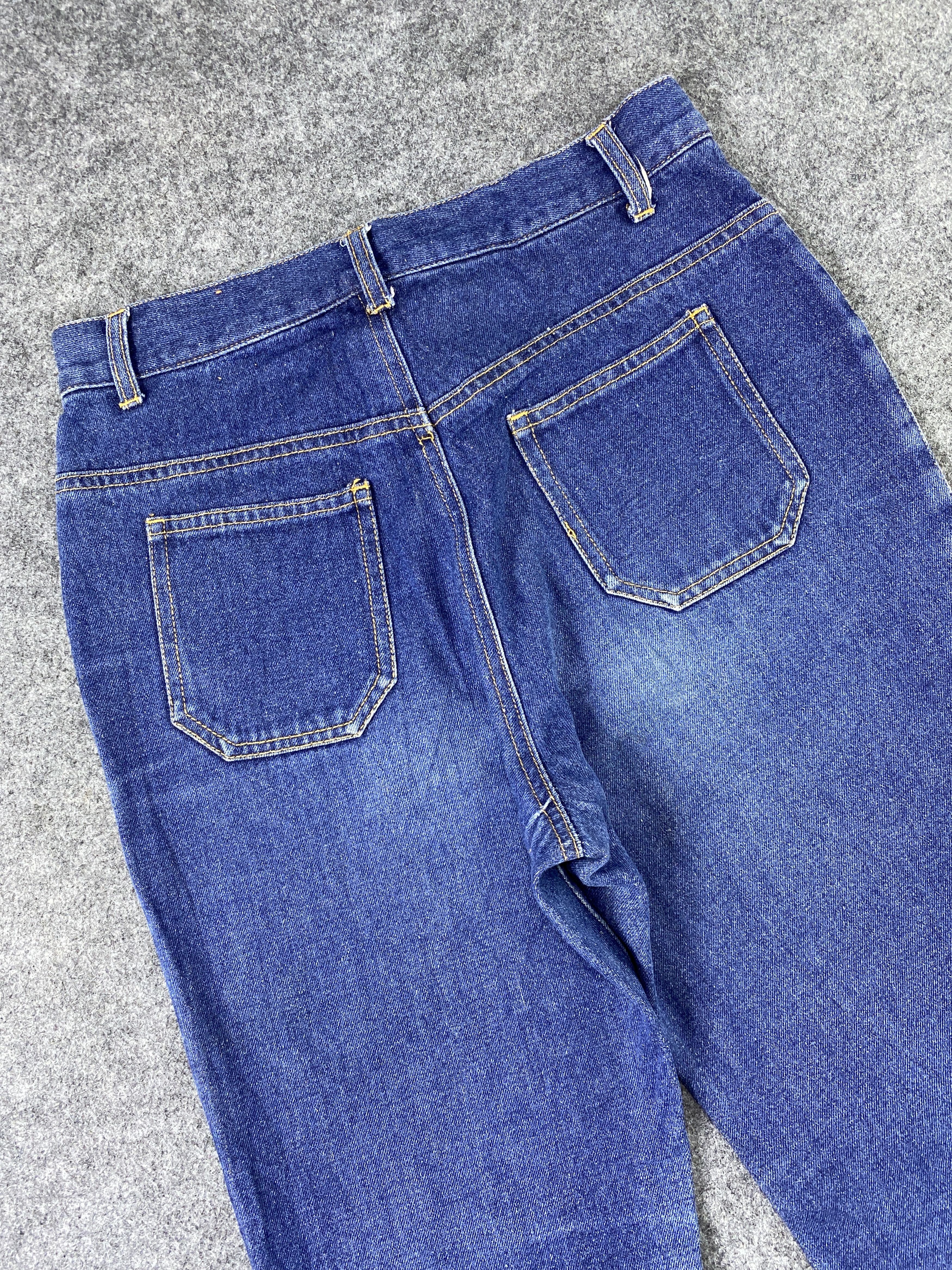 Japanese Brand Japanese Brand Fly Button Bootcut Blue Jeans - J1037 Size 27" / US 4 / IT 40 - 6 Thumbnail