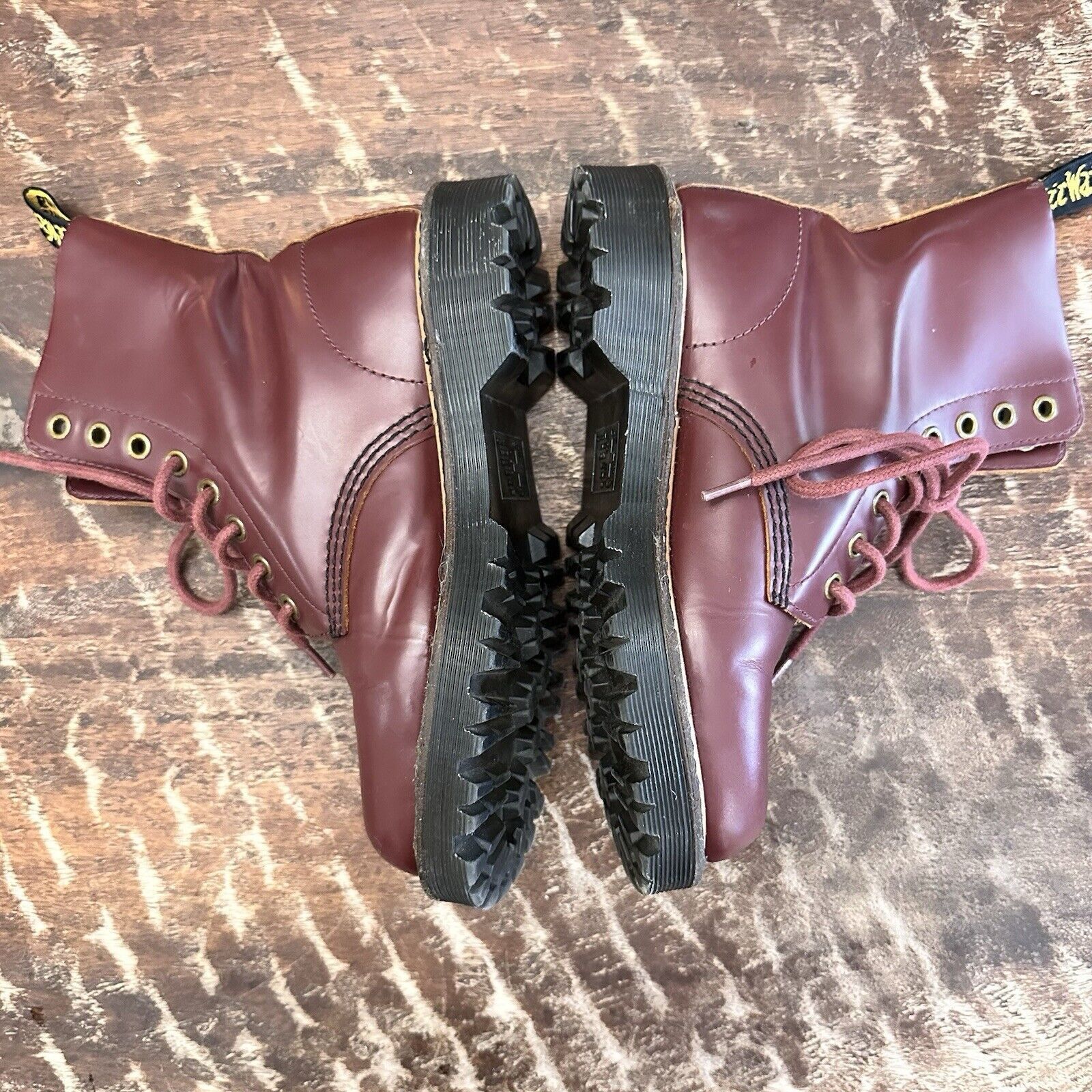 Dr. Martens Doc Marten 1640 Pascal Boots US Women 6 Dark Cherry Classic Size US 6 / IT 36 - 5 Thumbnail