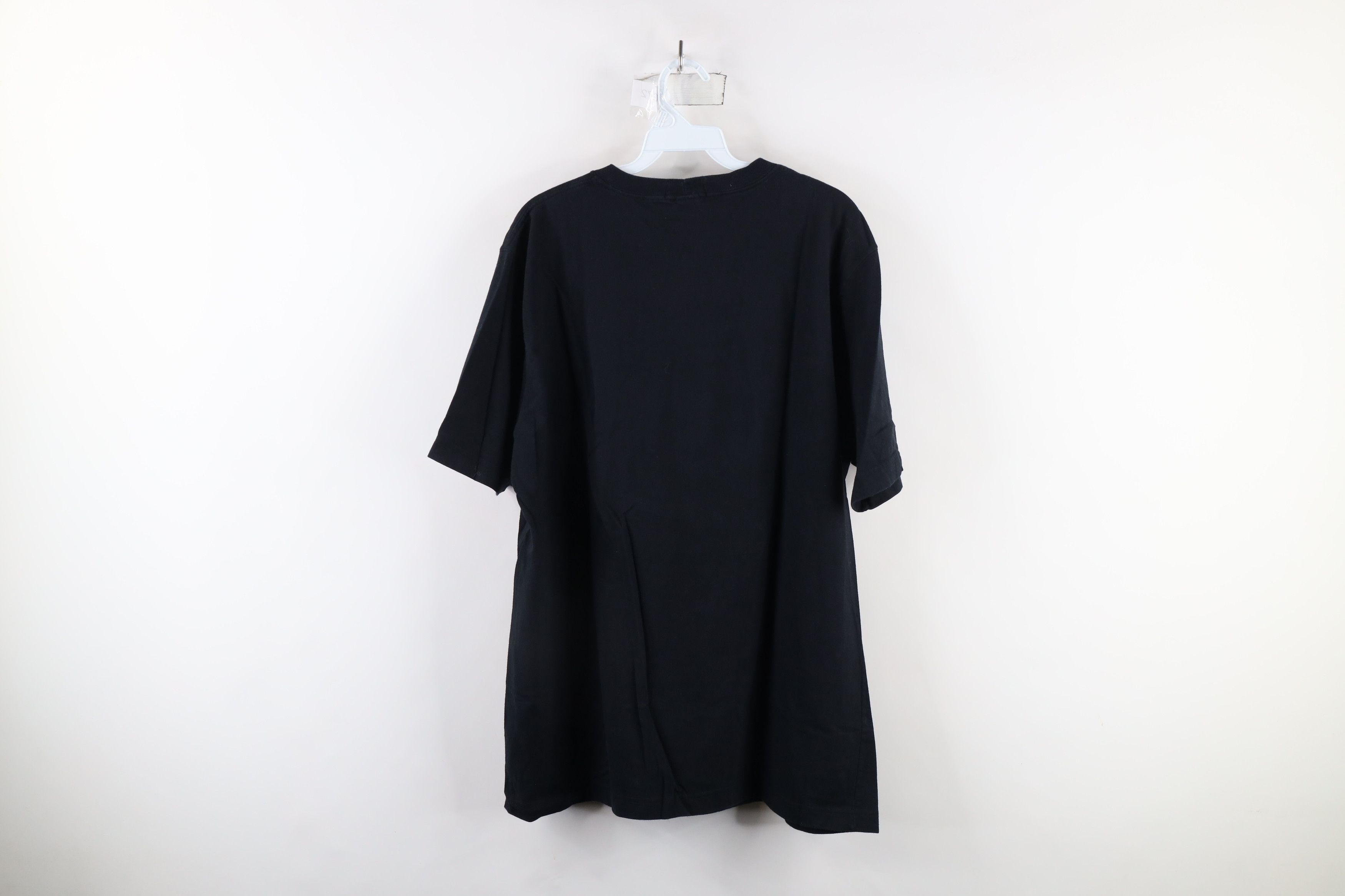 Lands' End × Vintage Vintage 90s Lands End Blank Heavyweight T-Shirt Black Cotton Size US L / EU 52-54 / 3 - 9 Thumbnail