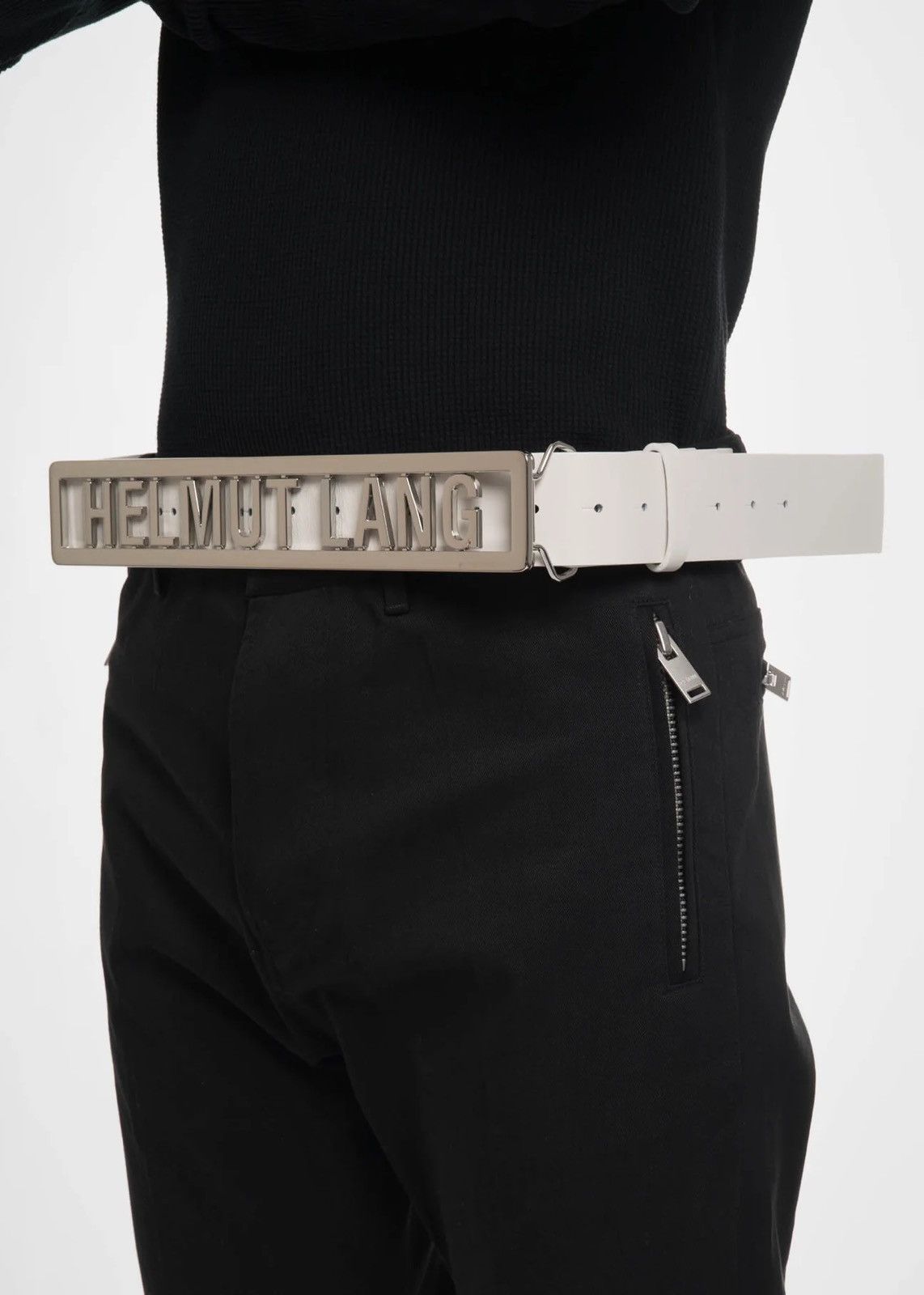 Helmut Lang Helmut Lang Name Plate Belt Size ONE SIZE - 6 Thumbnail
