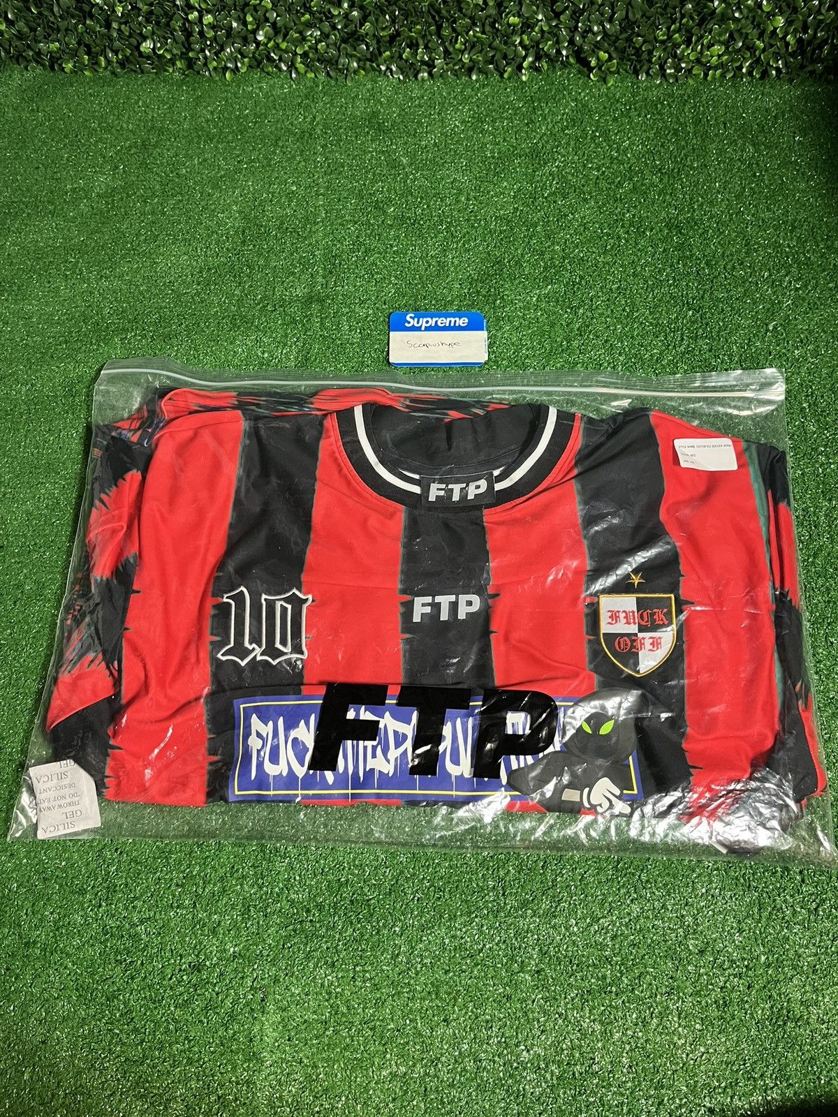 Fuck The Population BLURRED VISION SOCCER JERSEY Size US XXL / EU 58 / 5 - 1 Thumbnail