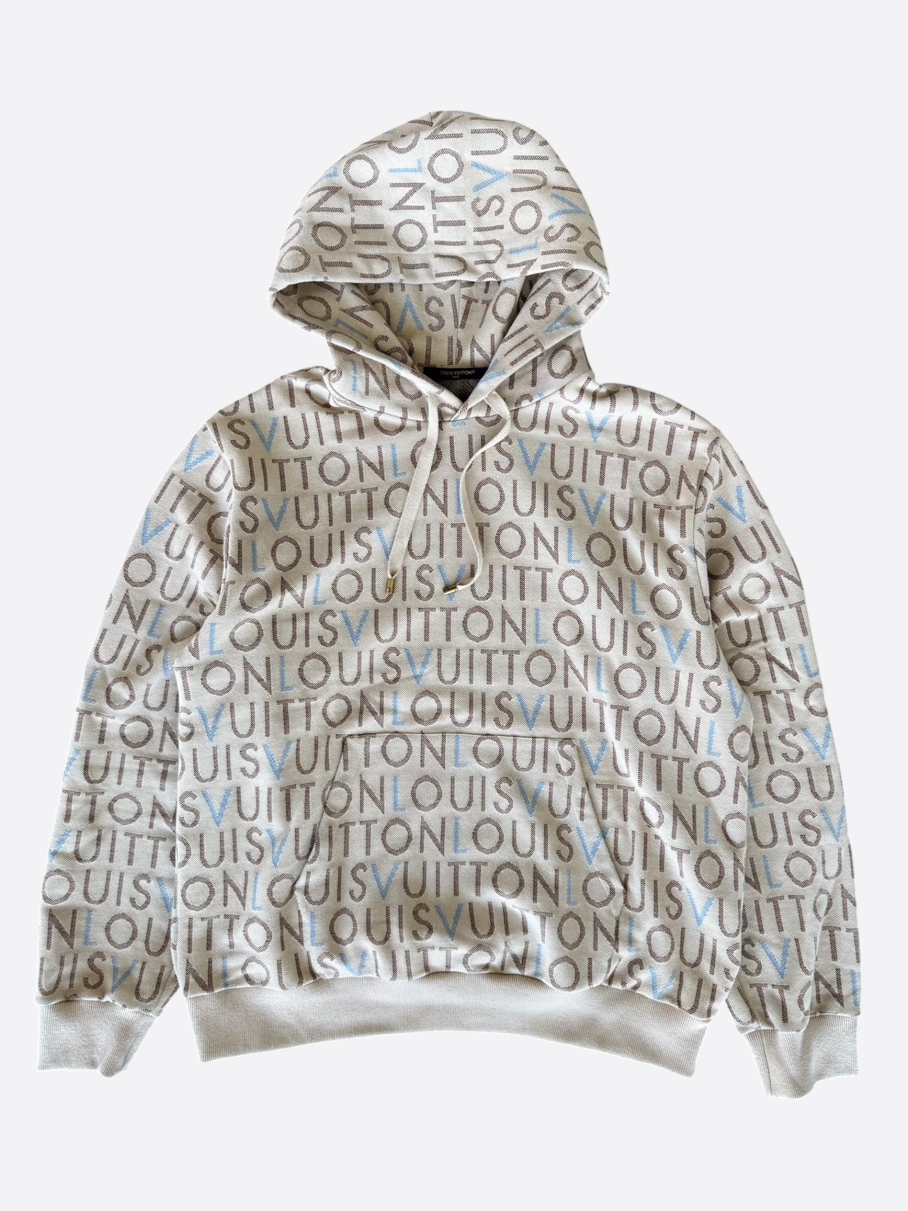 Louis Vuitton × Virgil Abloh Flower Graphic Jacquard Hoodie | Grailed