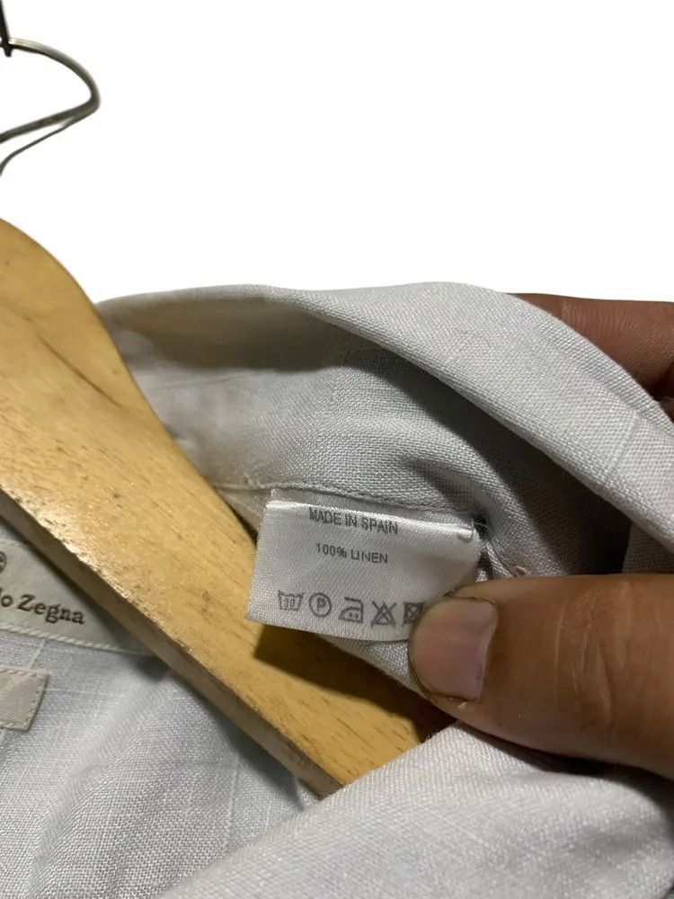 Ermenegildo Zegna Ermenegildo Zegna Linen button up shirt Size US M / EU 48-50 / 2 - 11 Thumbnail