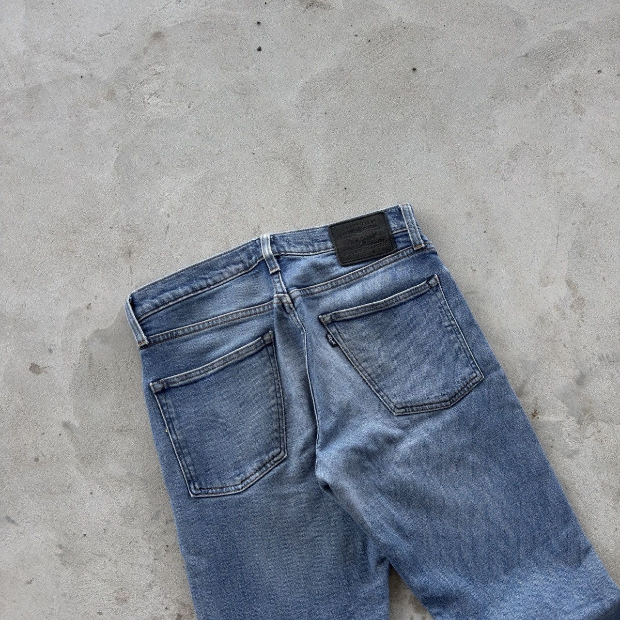 Levi's Levi's 512 Slim Taper Selvedge Denim Blue Jeans 30x34 Size US 30 / EU 46 - 4 Thumbnail