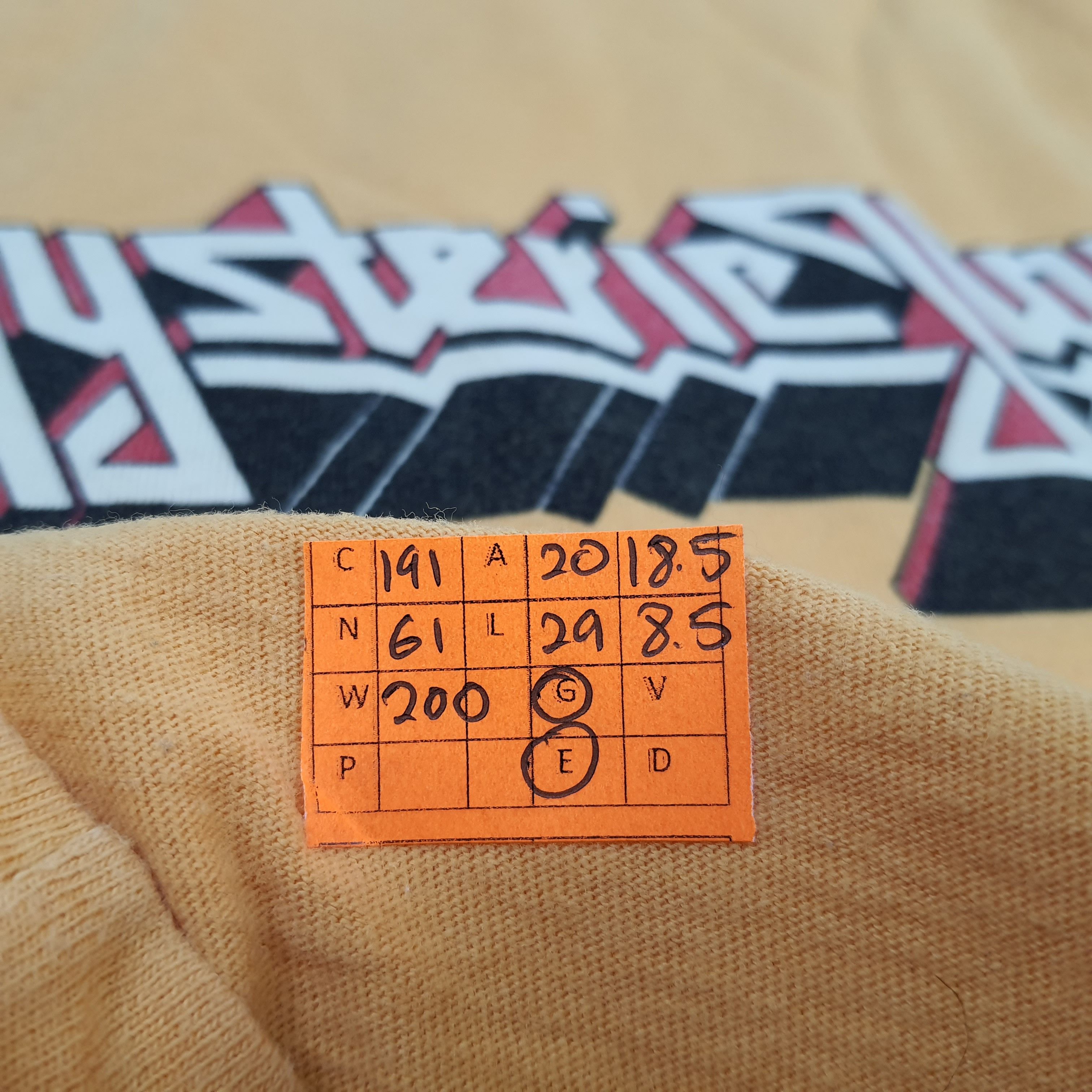 Hysteric Glamour × Japanese Brand × Vintage Vintage Hysteric Glamour Spell Out Graffiti Tshirt Size US M / EU 48-50 / 2 - 8 Thumbnail