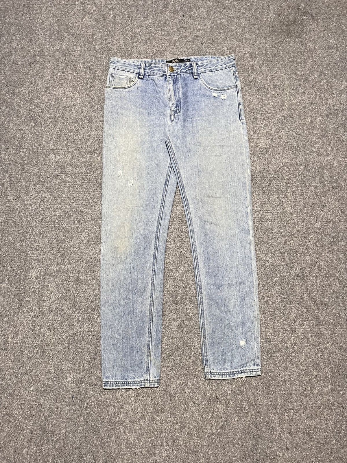 Fendi Fendi Fiend Ripped Jeans Pants Size US 34 / EU 50 - 8 Thumbnail